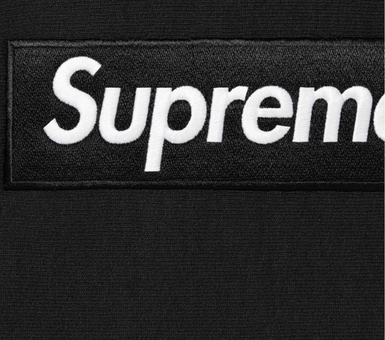 Supreme supreme box logo hooded sweatshirt - black f/w23 | Grailed