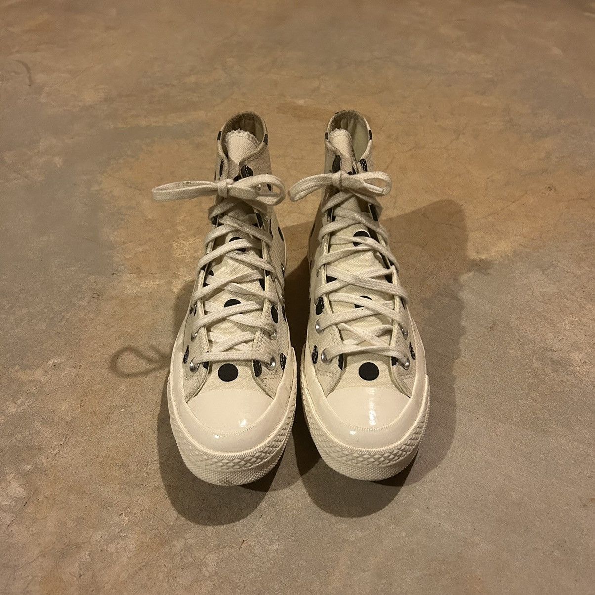 Comme des Garcons PLAY × Converse Converse All Star 70 Hi CDG Play Polka Dot US 6 Size US 6 / EU 39 - 3 Thumbnail