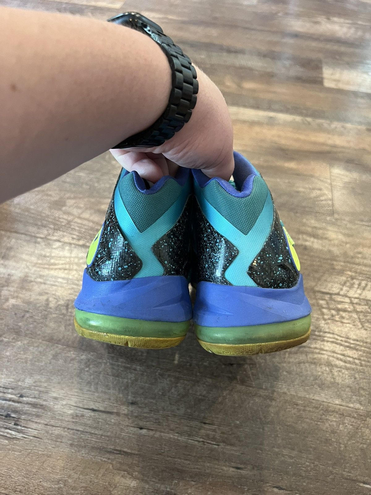 Nike Nike Lebron 10 Elite Turquoise Blue Volt 579827-300 Size 10 Size US 10 / EU 43 - 3 Thumbnail