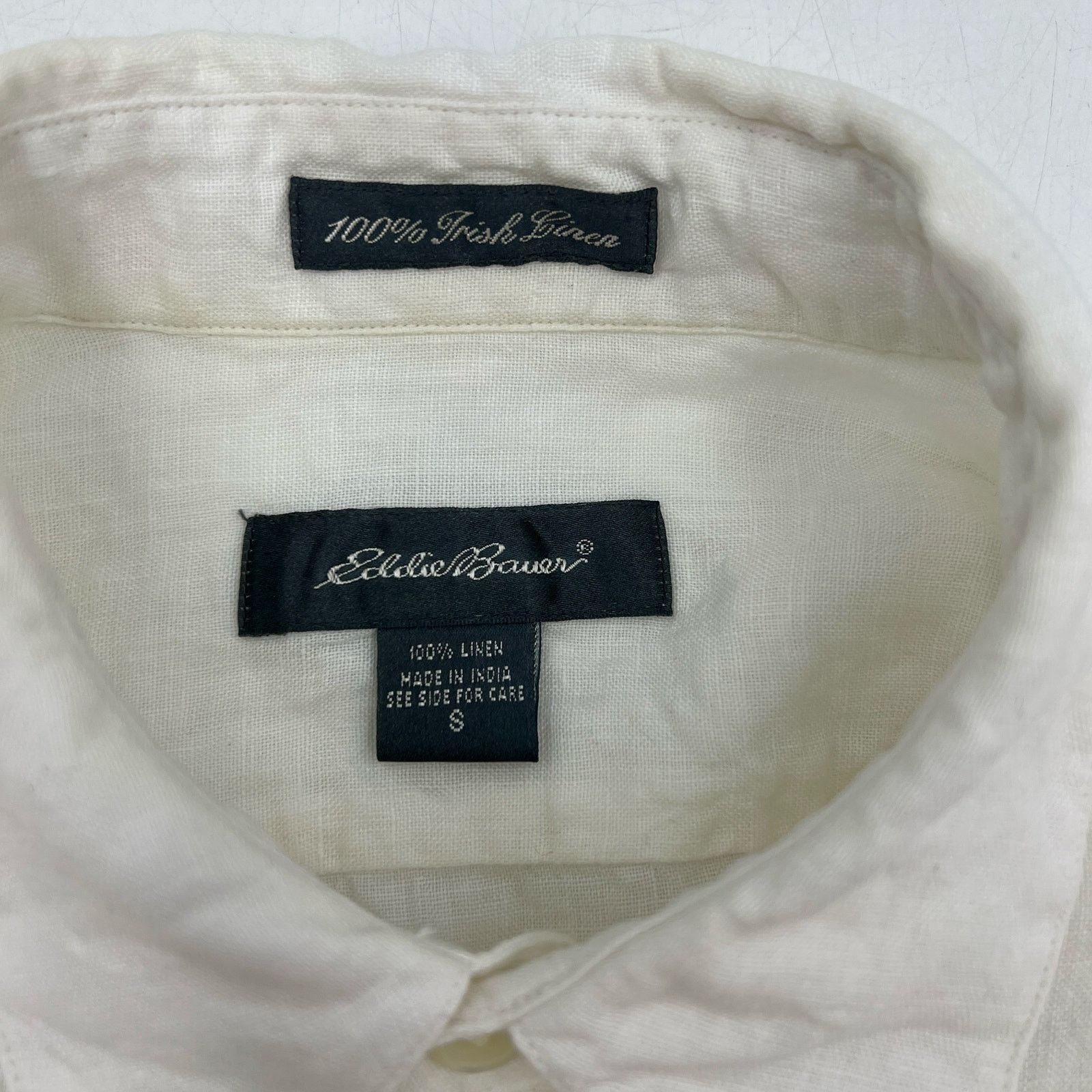 Eddie Bauer Eddie Bauer Irish Linen White Button Up Shirt Size US S / EU 44-46 / 1 - 3 Thumbnail
