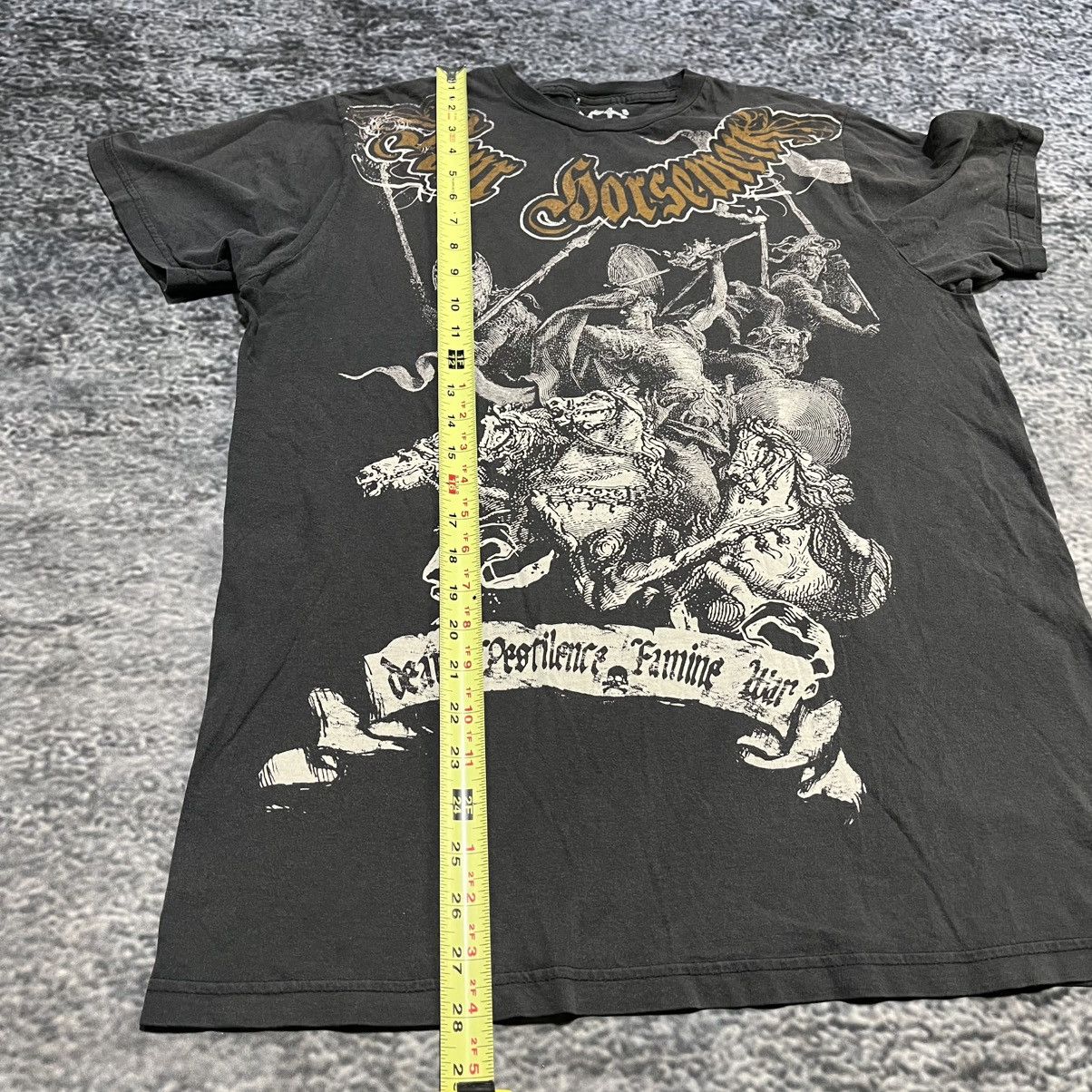 Affliction Sanctifty Skull Cyber Grunge Skater Y2K T Shirt Medium Size US M / EU 48-50 / 2 - 9 Thumbnail