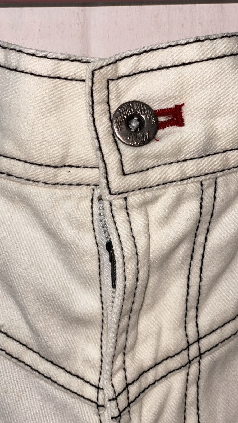 Japanese Brand Baggy jeans raton laveur street wide denim y2k Size US 33 - 5 Thumbnail