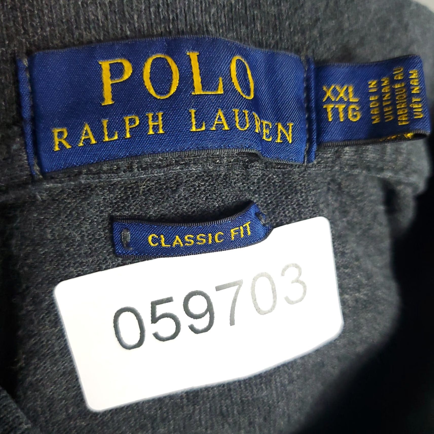 Ralph Lauren VINTAGE Ralph Lauren Polo Shirt Men 2XL Gray Short Sleeve Casual Preppy Polo Size US XXL / EU 58 / 5 - 8 Thumbnail