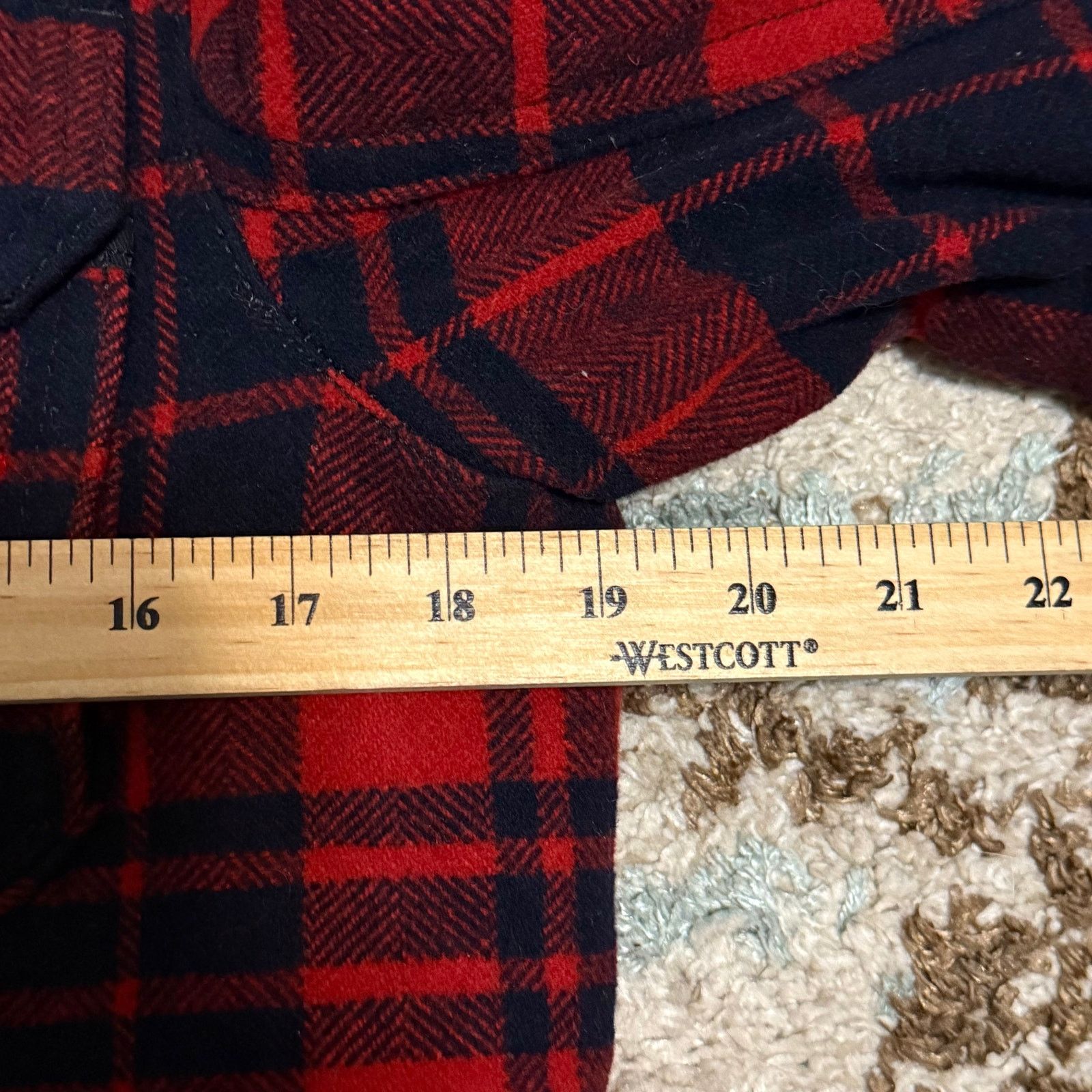 Abercrombie & Fitch Vintage Abercrombie & Fitch Plaid Wool Barn Jacket Small Size US S / EU 44-46 / 1 - 8 Thumbnail