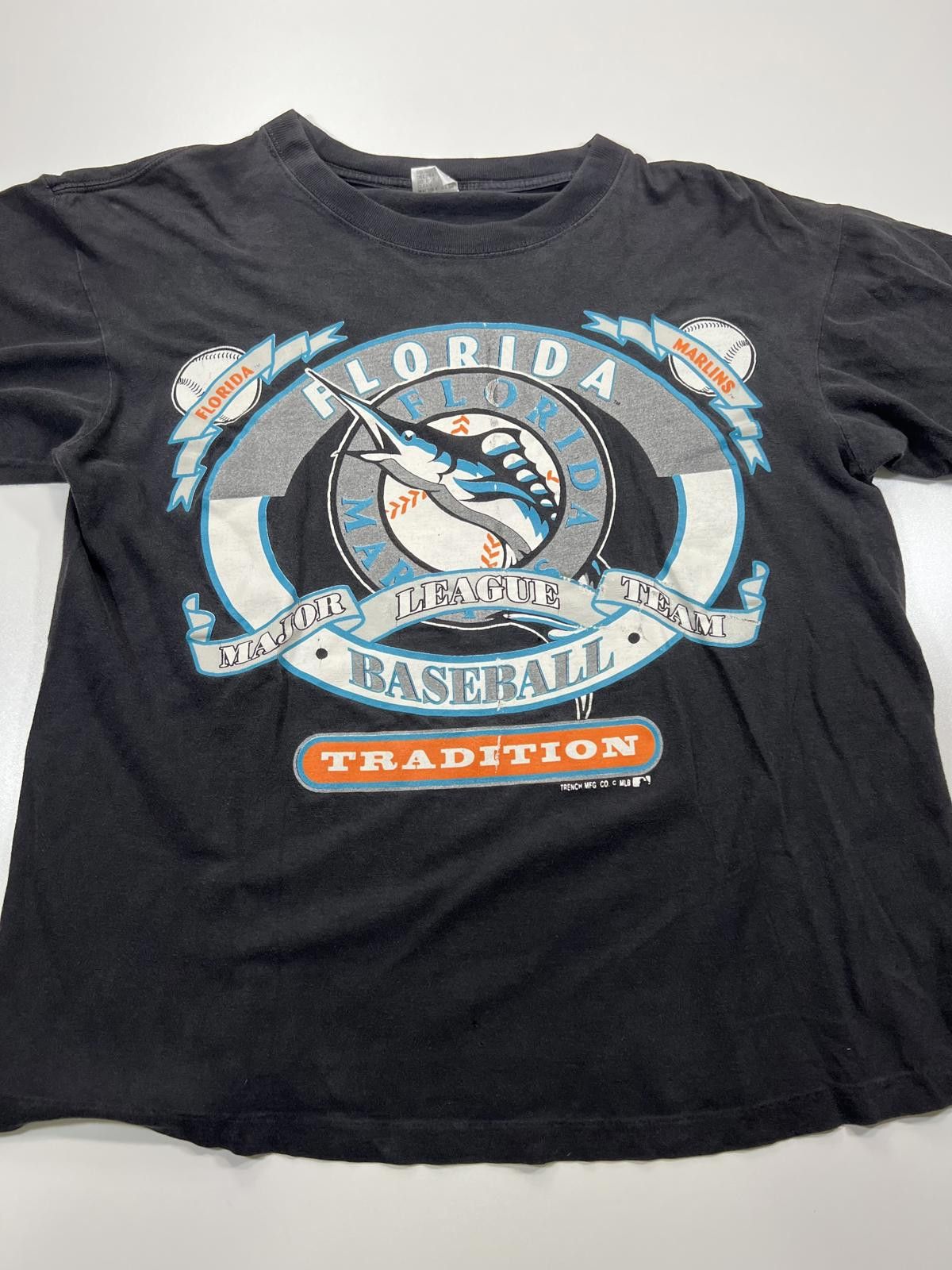 The Unbranded Brand Vintage Florida Marlins Baseball Graphic T-Shirt Size US M / EU 48-50 / 2 - 1 Thumbnail