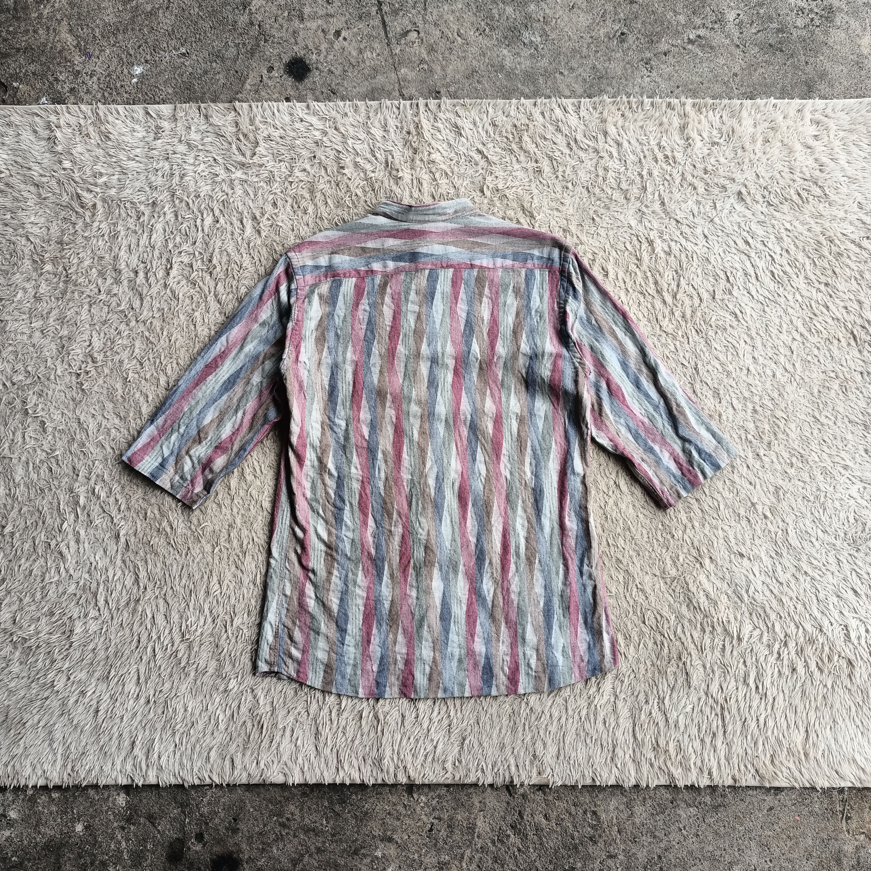 Designer × Missoni × Vintage Vintage missoni italy diamond pattern mandarin collar Size US M / EU 48-50 / 2 - 2 Thumbnail