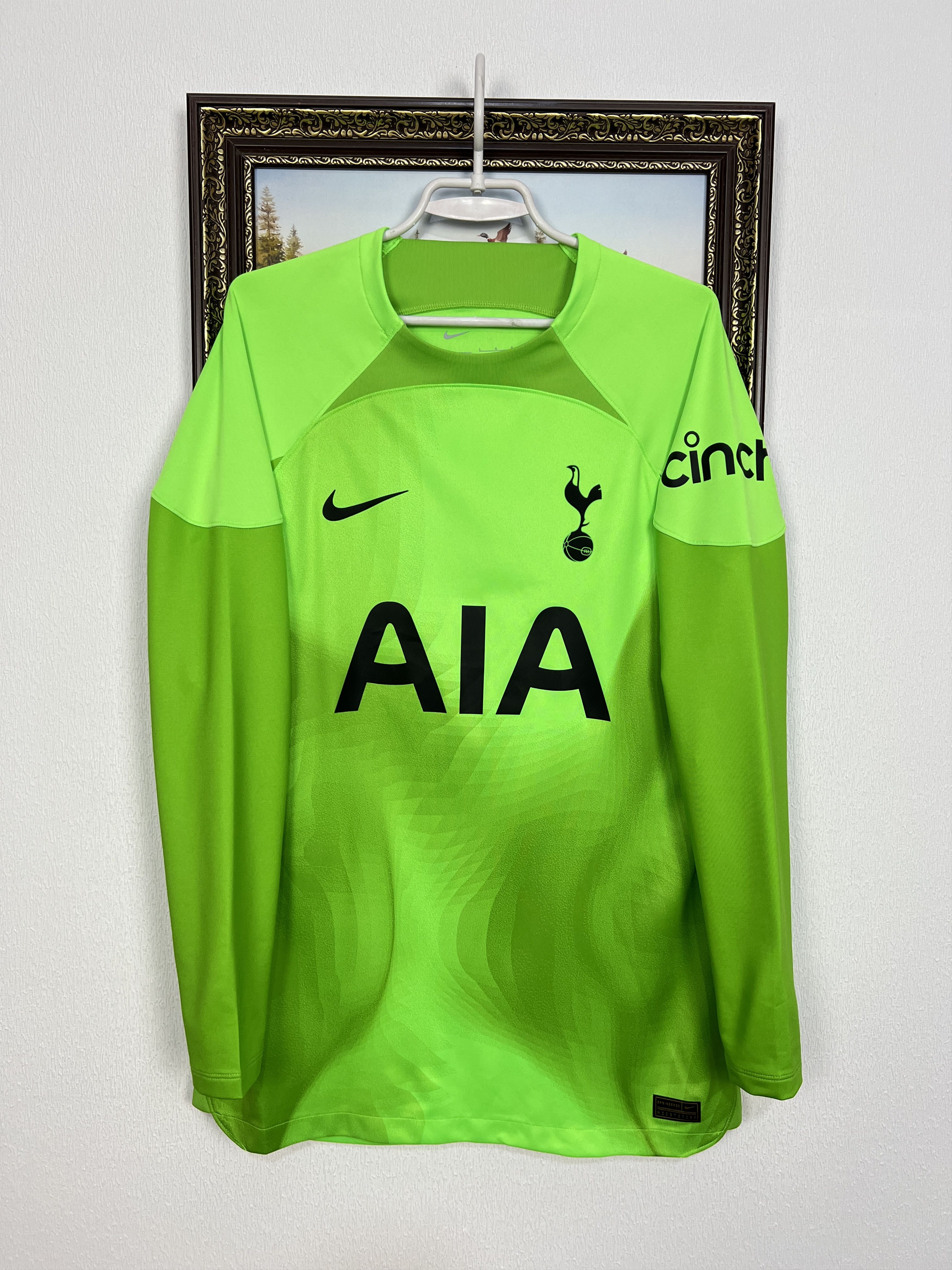 Nike Tottenham Hotspur Goalkeeper Football Shirt Soccer Jersey Size US L / EU 52-54 / 3 - 1 Thumbnail
