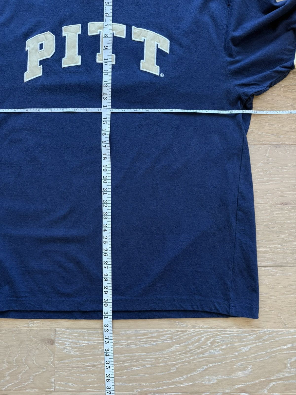 Colosseum Athletics University of Pittsburgh Pitt Ringer Shirt Size US XXL / EU 58 / 5 - 5 Thumbnail