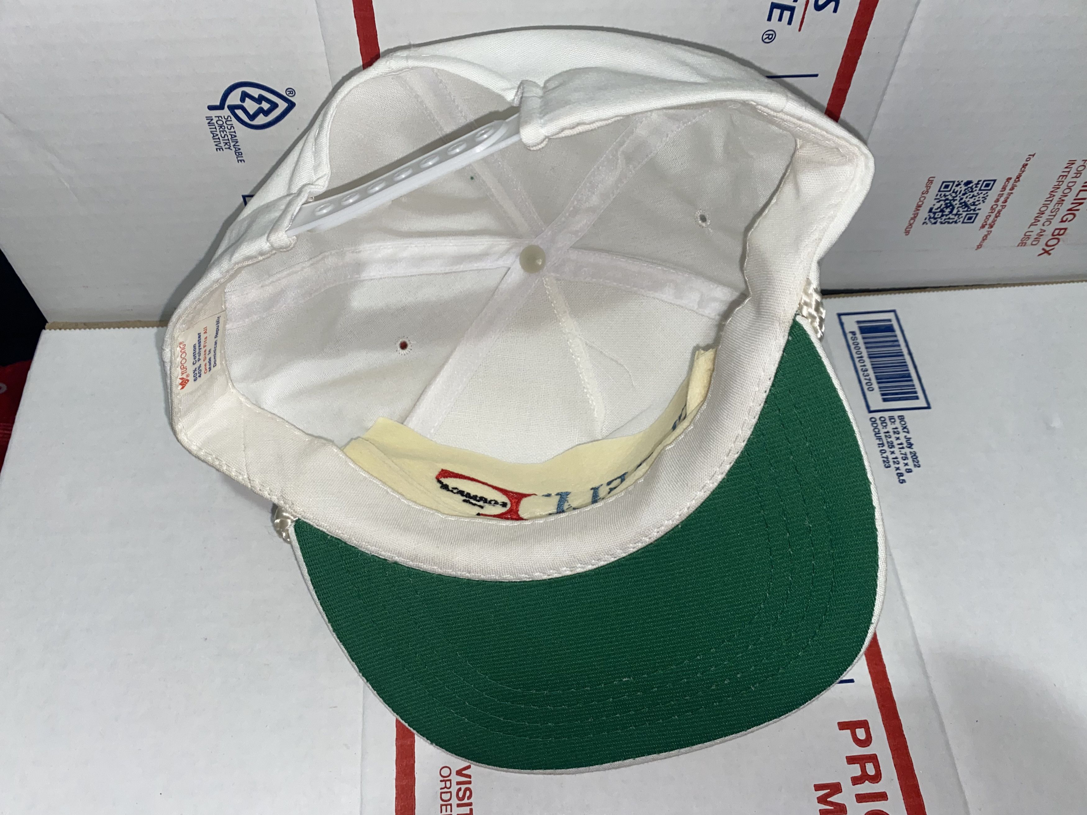 Vintage Yupoong Snapback Hat Cap SURELL Material FORMICA vtg Co. inc Size ONE SIZE - 4 Thumbnail