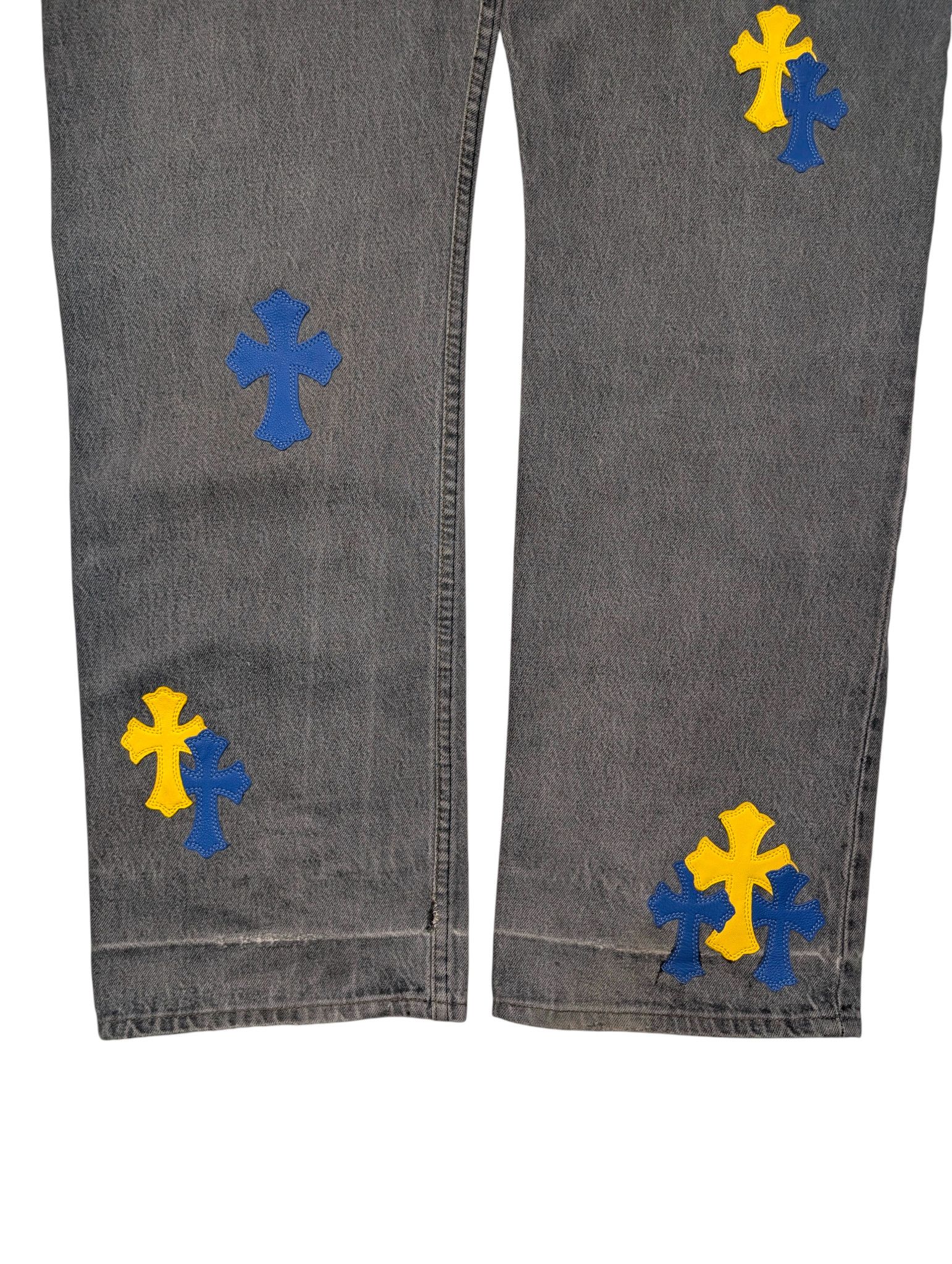 Chrome Hearts Levi's Cross Patch New York City Jeans Size US 40 / EU 56 - 7 Thumbnail