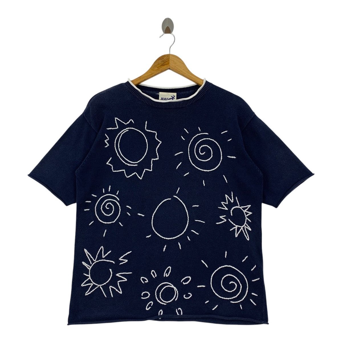 Issey Miyake × Vintage Vintage HAI SPORTING GEAR By ISSEY MIYAKE embroidery tee Size US M / EU 48-50 / 2 - 1 Thumbnail