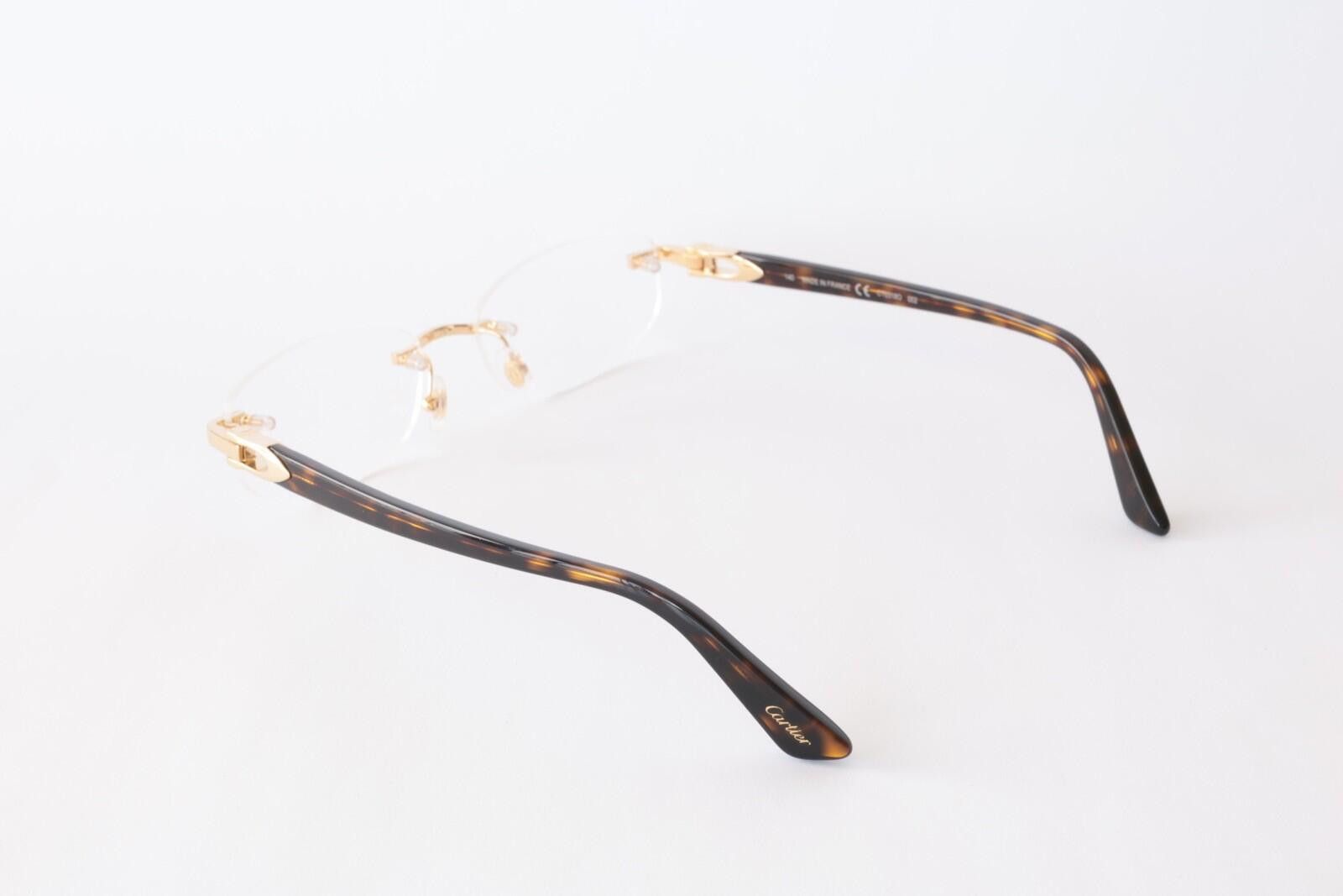 Cartier New Cartier eyewear optical eyeglasses CT0318O 002 gold Size ONE SIZE - 5 Thumbnail