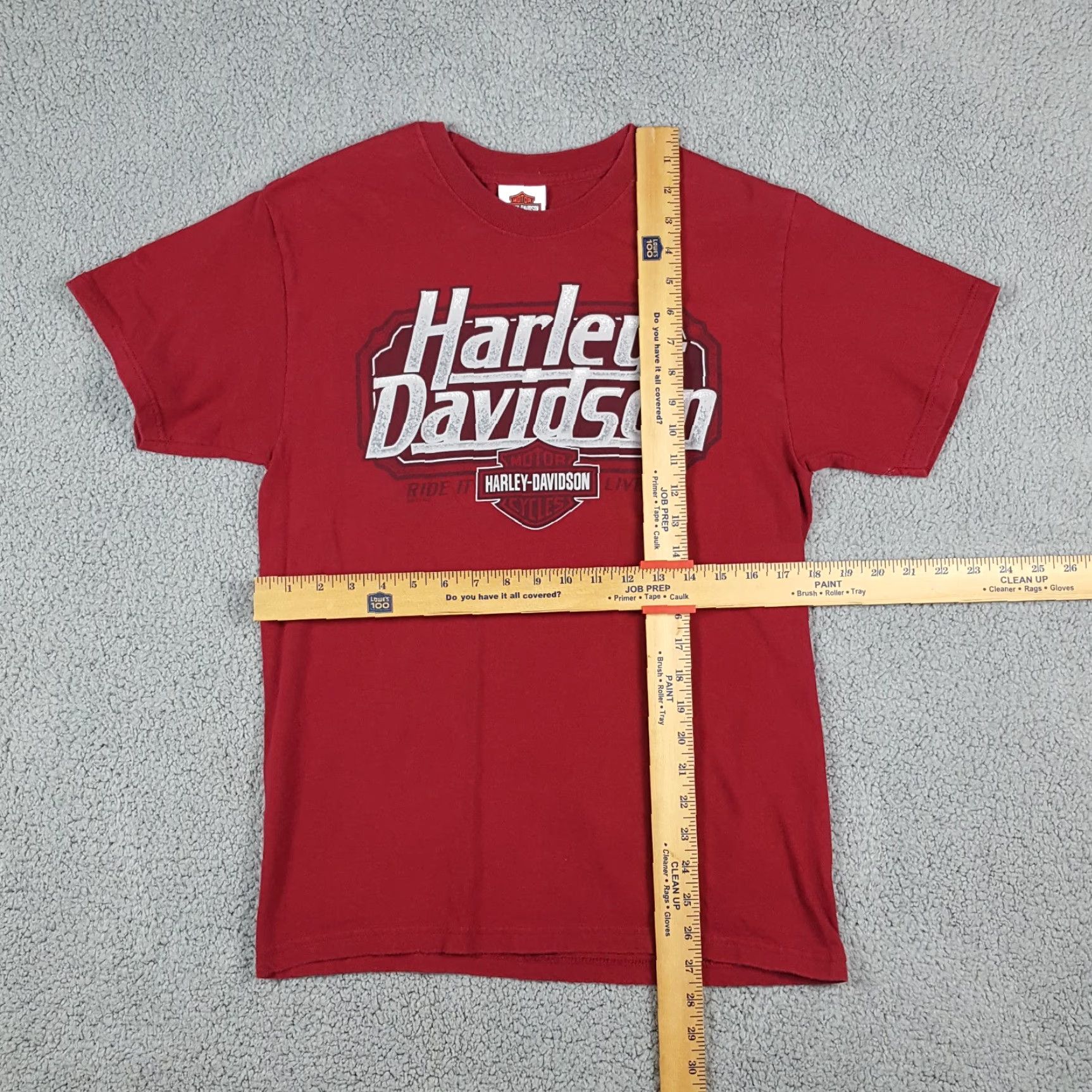 Harley Davidson VINTAGE Harley-Davidson Motorcycle T-Shirt Men's Medium Red Logo 90s Biker Outdoor Rock Retro Size US M / EU 48-50 / 2 - 4 Thumbnail