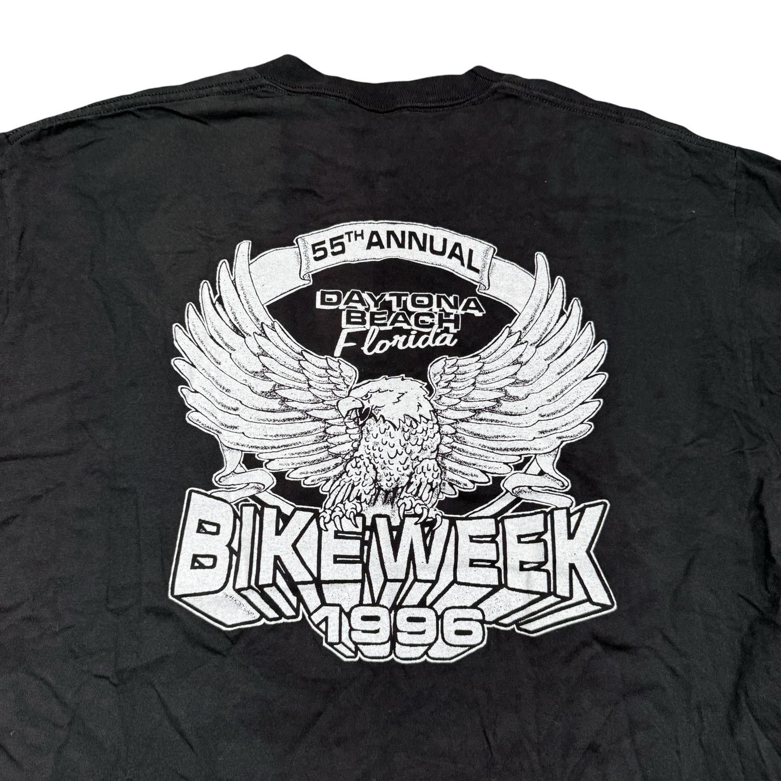 Designer Vintage 1996 Main Street Daytona Beach, FL Bike Week T-Shirt Size US L / EU 52-54 / 3 - 4 Thumbnail