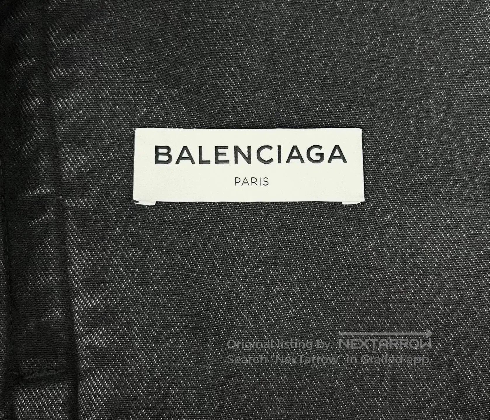 Balenciaga balenciaga black washed denim jacket. Size US M / EU 48-50 / 2 - 4 Thumbnail