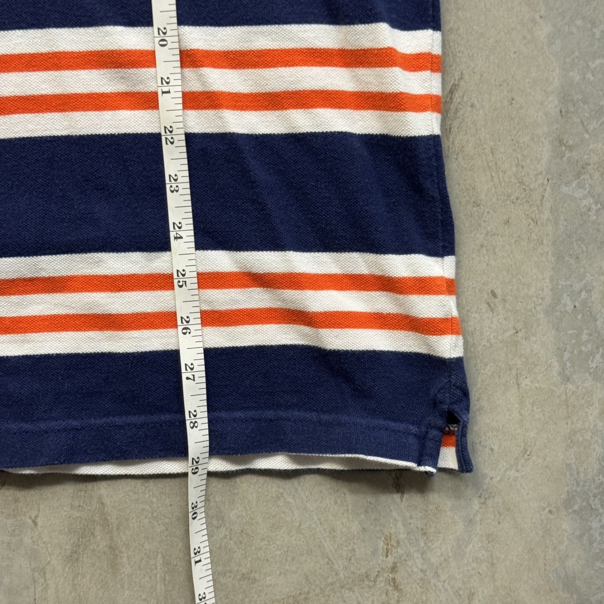 Chaps Vintage 90s Y2K Chaps Navy Striped Polo Shirt Large Size US L / EU 52-54 / 3 - 4 Thumbnail
