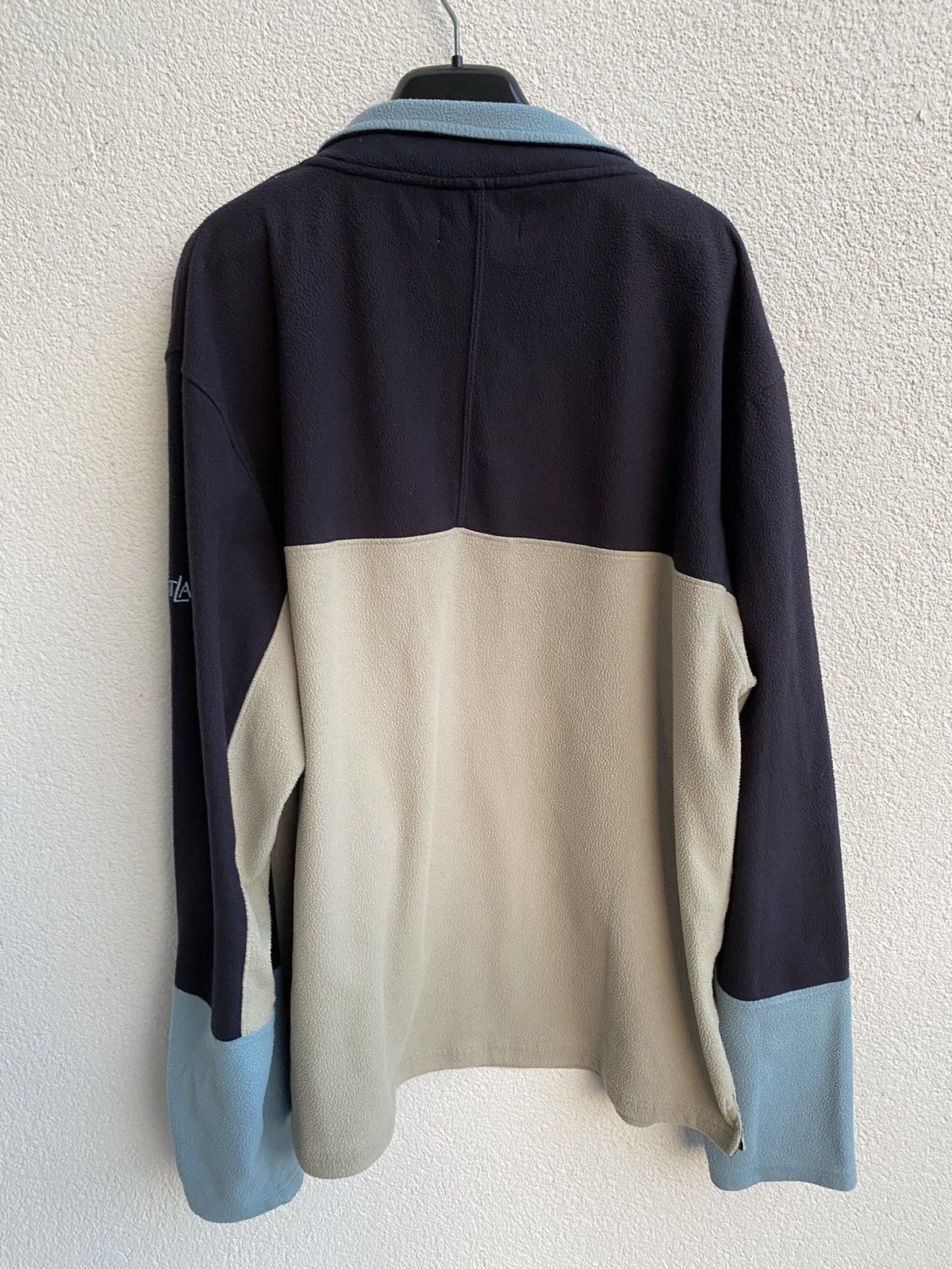 Yves Saint Laurent Fleece YSL Sweatshirt 1/4 Quarter Zip Beige Vintage Sweater Size US L / EU 52-54 / 3 - 12 Thumbnail