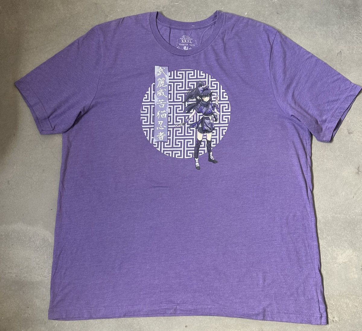 Vintage ANIME ROOSTER TEETH IKU CAT NINJA TEE Size US XXL / EU 58 / 5 - 1 Thumbnail