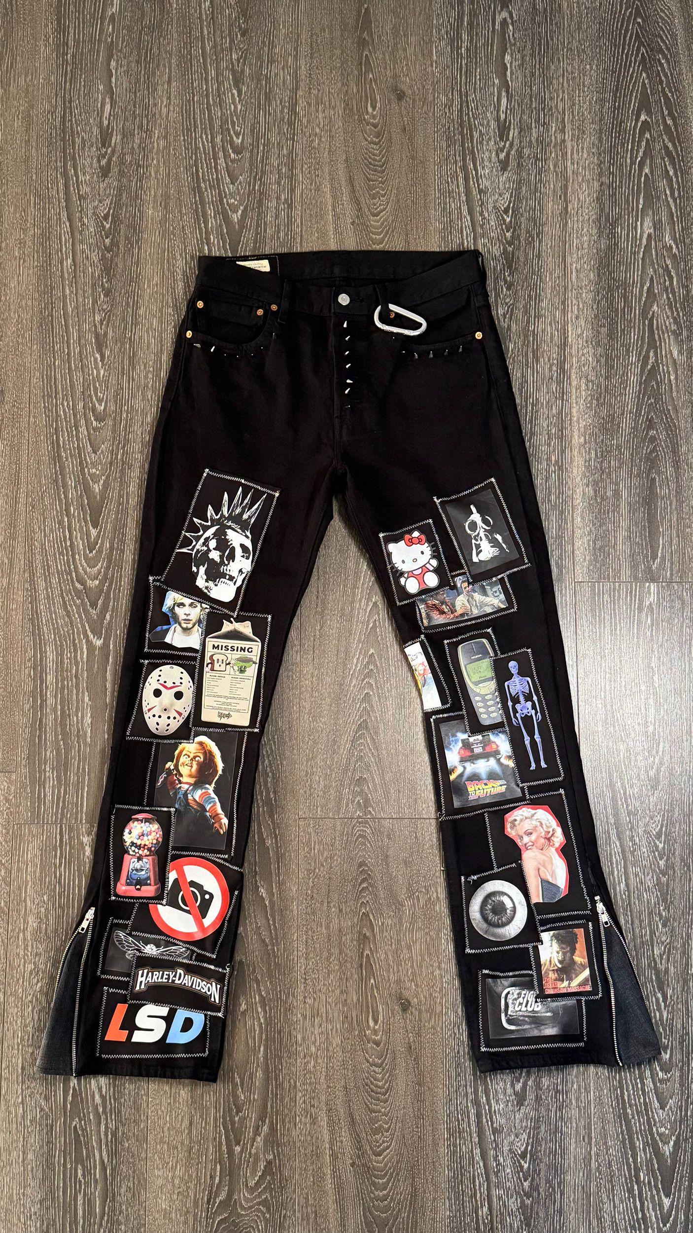 Levi's Levi’s 501 Custom Patchwork Denim Size US 32 / EU 48 - 4 Thumbnail
