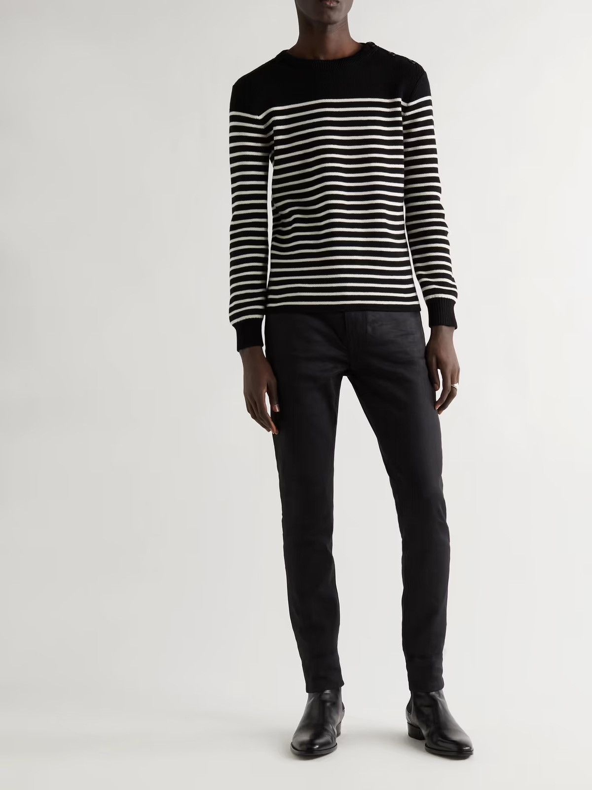 Saint Laurent Paris D02 Skinny 5 Pocket Low Waist Jeans Size US 33 - 4 Thumbnail