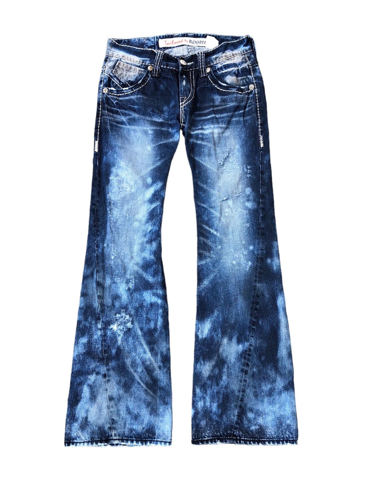 image of Vintage Tailored Flared Denim in Blue, Men's (Size 32)