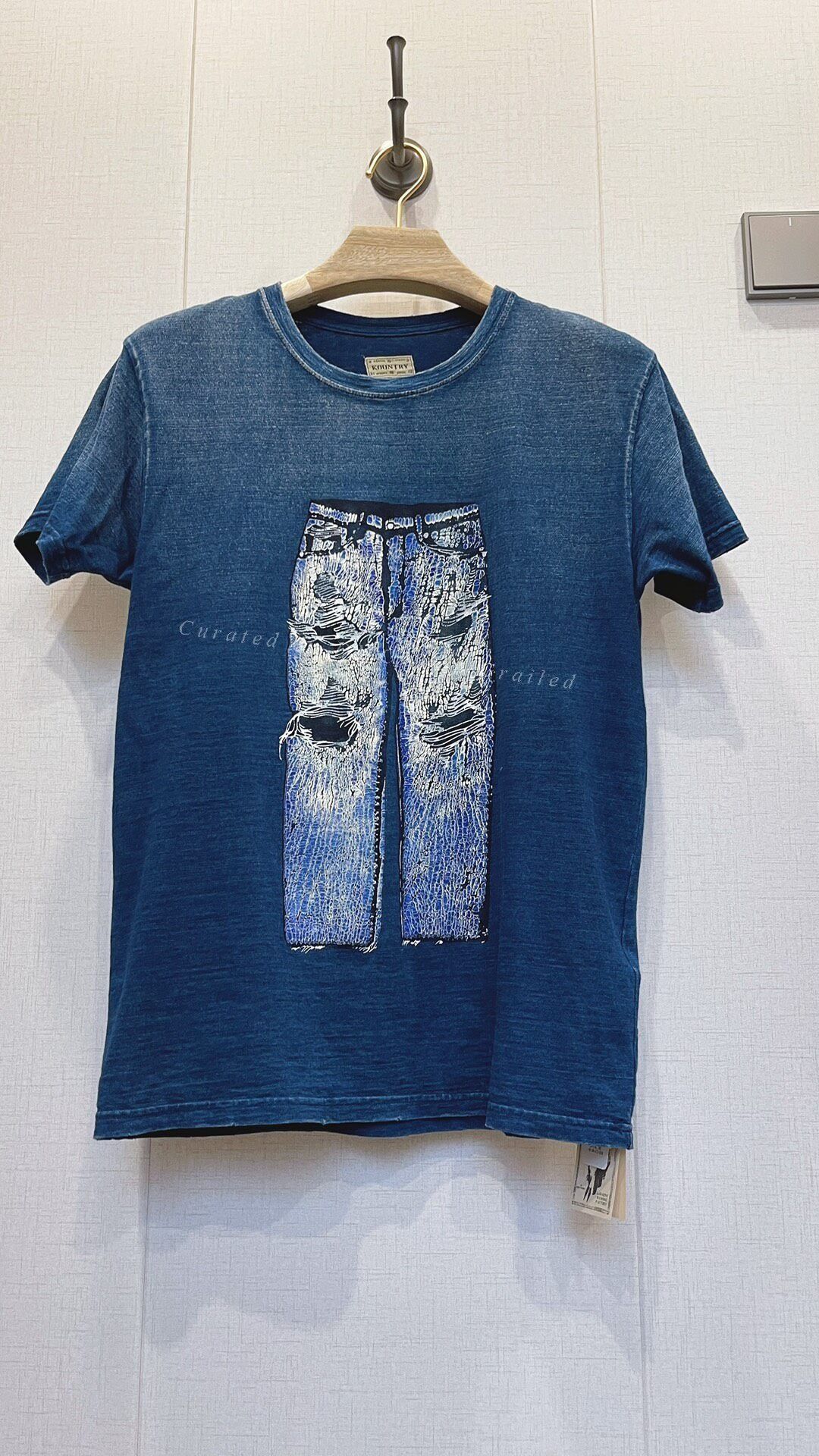Kapital Kapital Indigo Jeans Print Distressed T-shirt Size US L / EU 52-54 / 3 - 1 Thumbnail