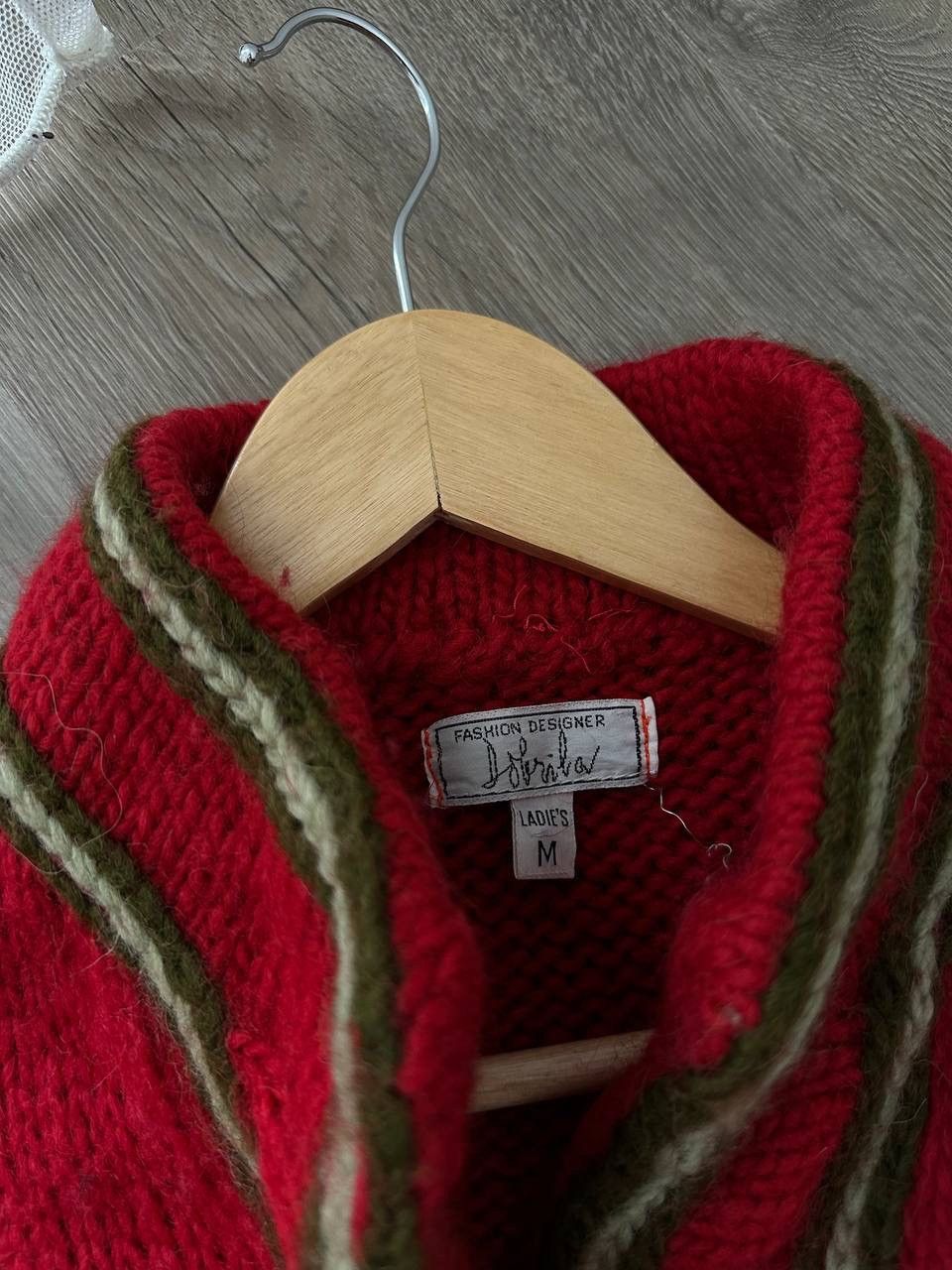 Japanese Brand × Vintage Vintage Dobsina Hand Knitted Icelandic Wool Cardigan Size US M / EU 48-50 / 2 - 12 Thumbnail