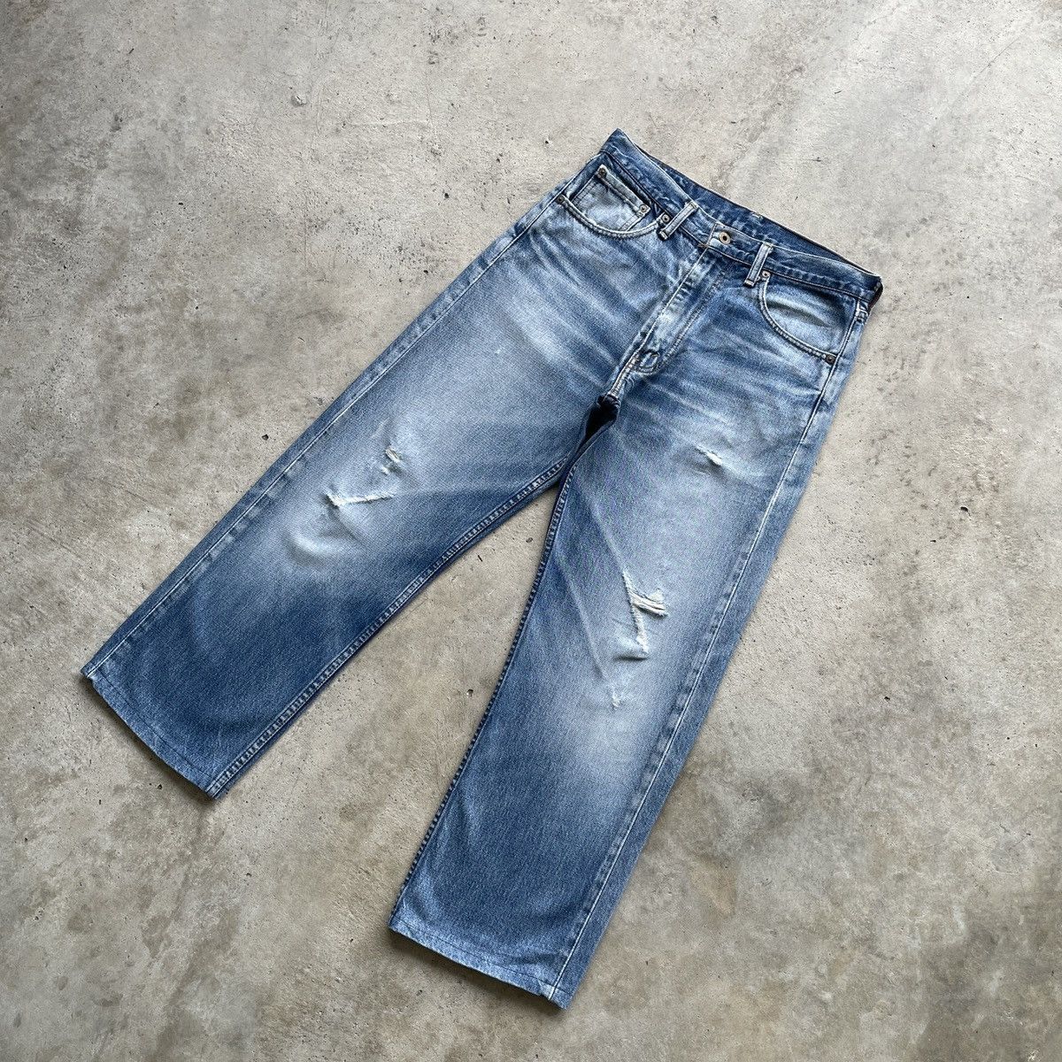 Levi's Vintage Clothing Lot 503 Levi’s Vintage Faded Jeans Denim Distressed Pants Size US 31 - 2 Thumbnail