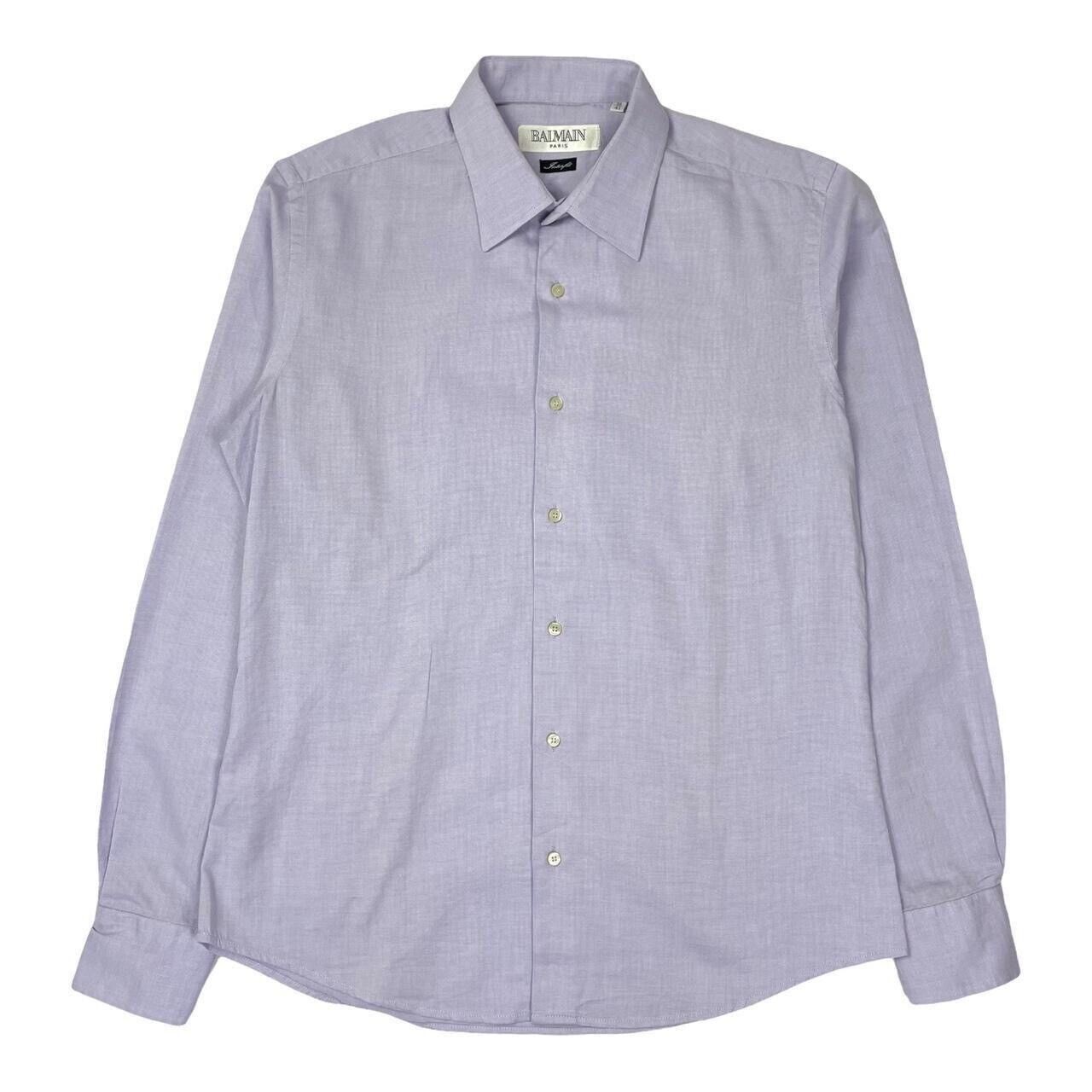 Balmain Paris Interfit Homme Shirt Mens 16 41 Long Sleeve Dress Size US L / EU 52-54 / 3 - 1 Thumbnail