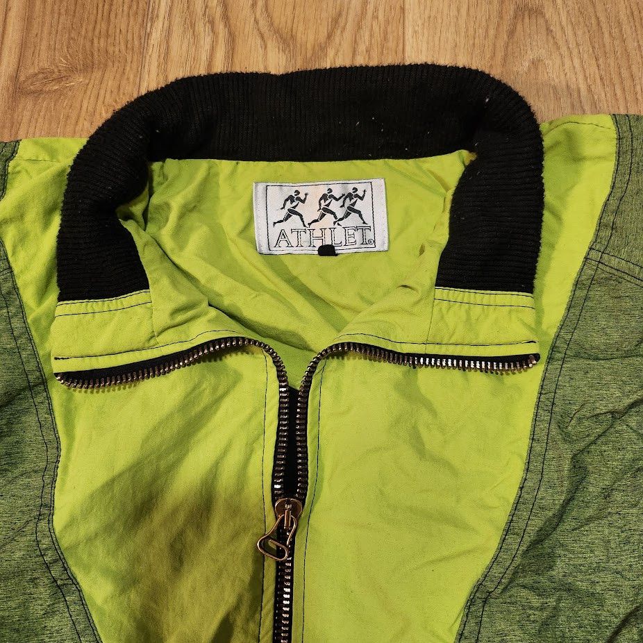 Vintage Athlet Vintage 90s Halfzip Green Jacket Size US M / EU 48-50 / 2 - 4 Thumbnail