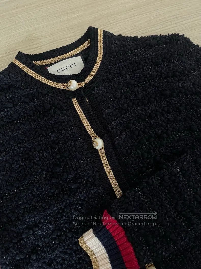 Gucci Gucci Classic pearl button cardigan coat Size S / US 4 / IT 40 - 4 Thumbnail