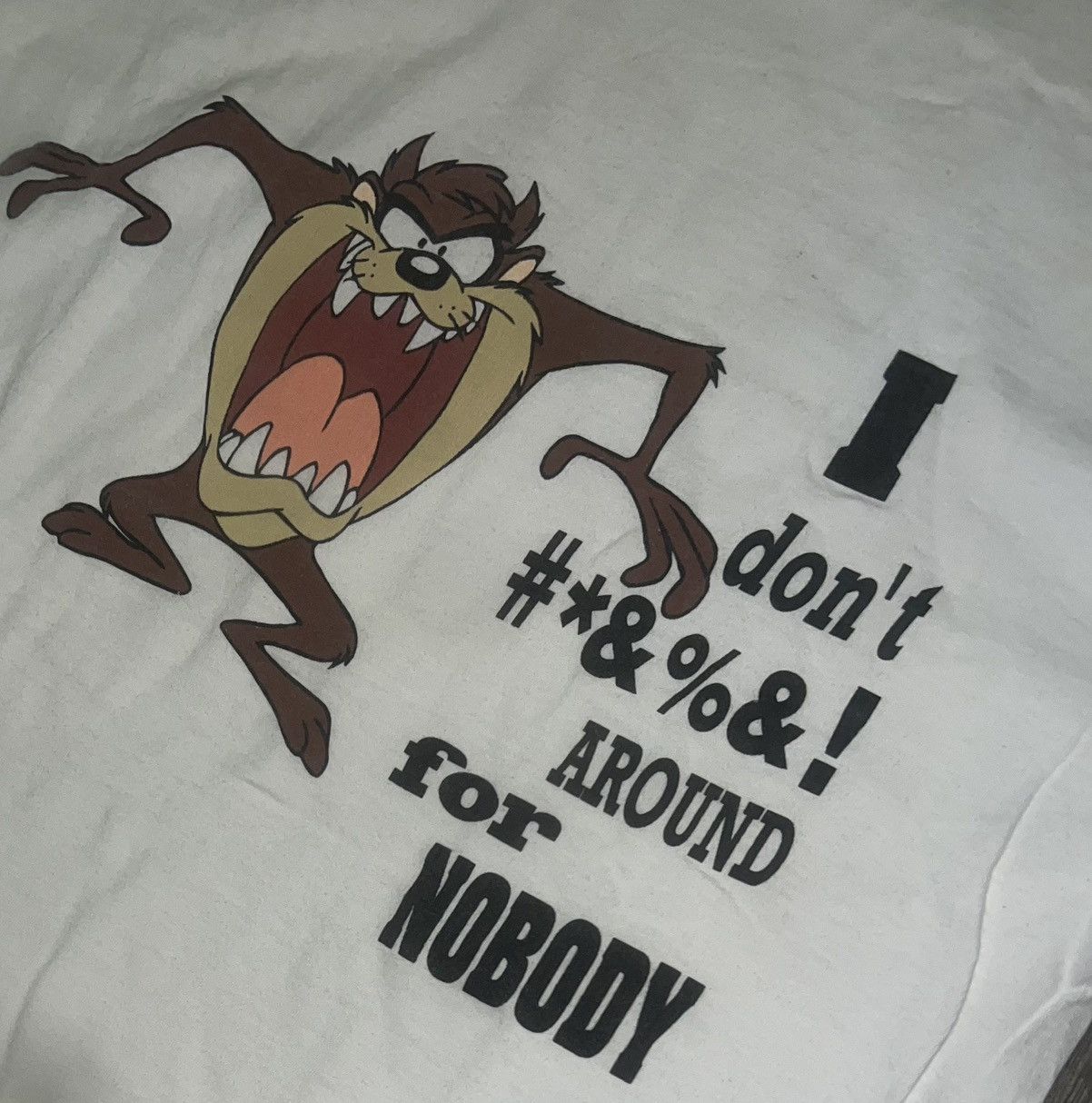 Warner Bros Vintage Warner Bros Looney Tunes Taz Banned Shirt size Large Size US L / EU 52-54 / 3 - 2 Thumbnail