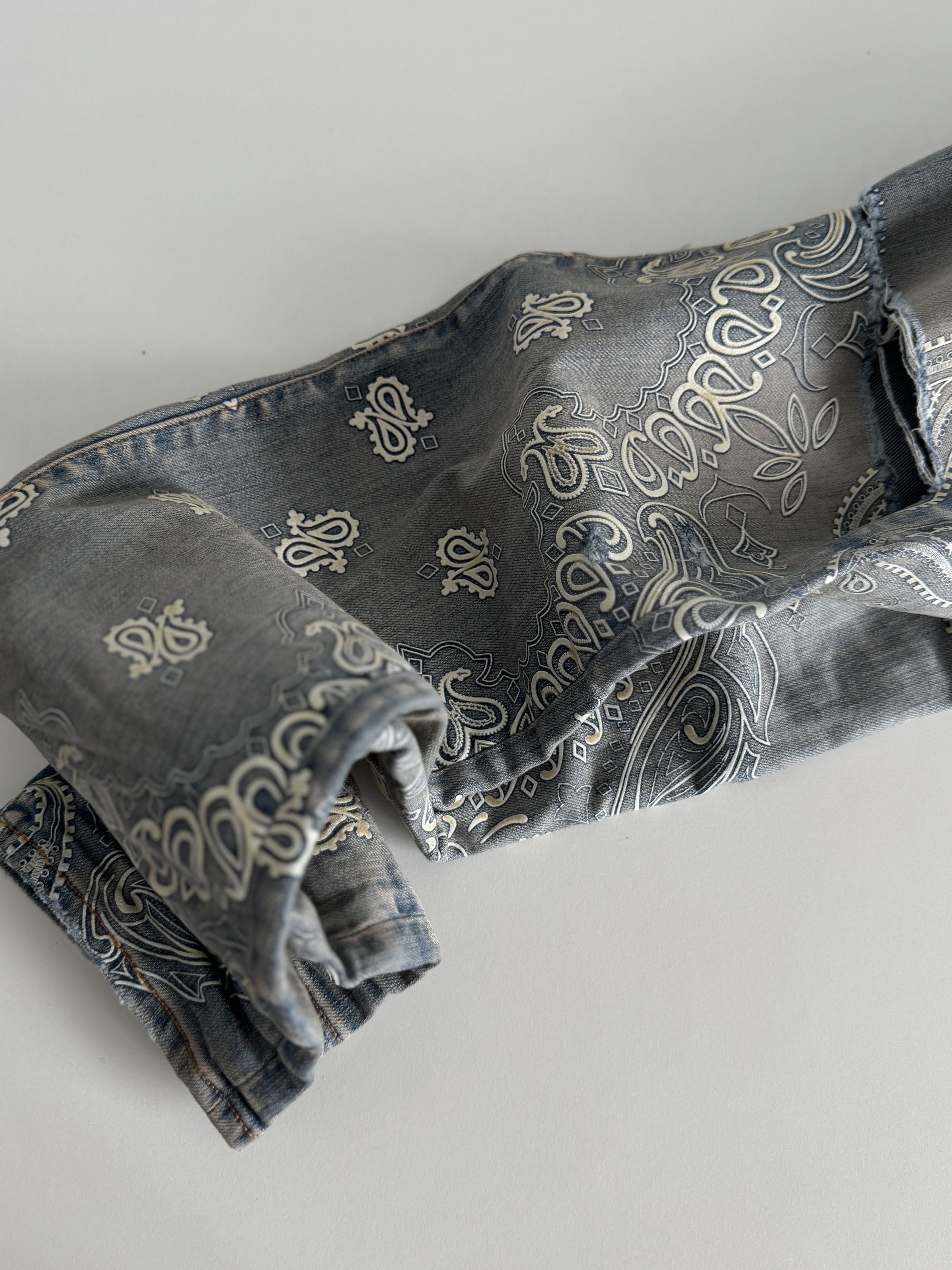 Amiri Amiri Bandana Jeans Size US 36 / EU 52 - 12 Thumbnail