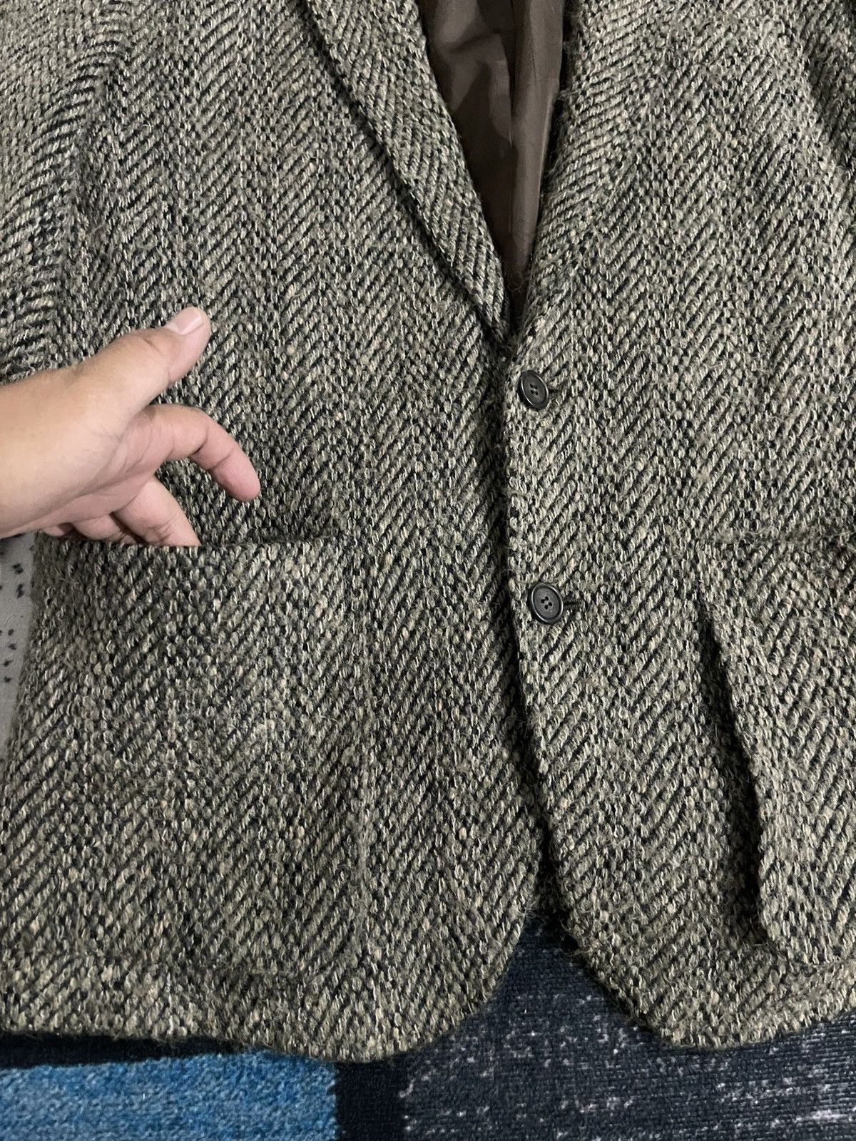 Issey Miyake Vintage Issey Miyake Men Wool Coat Jacket Size 42L - 7 Thumbnail