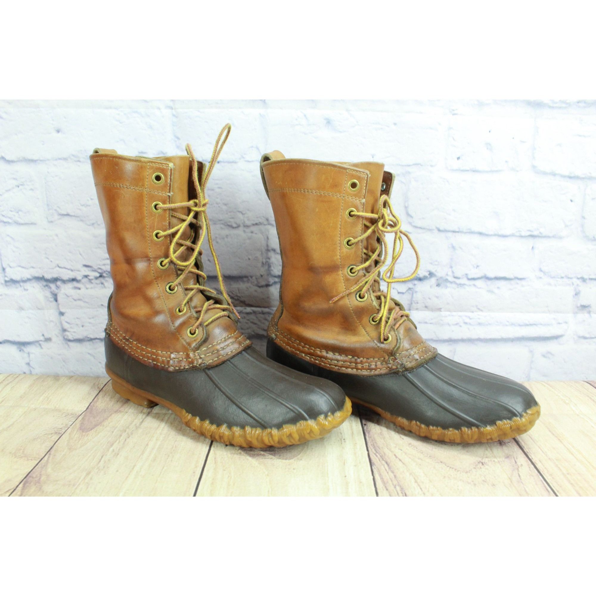 L.L. Bean Vintage LL Bean Women’s Unlined Maine Hunting Duck Boots Size US 8 / IT 38 - 3 Thumbnail