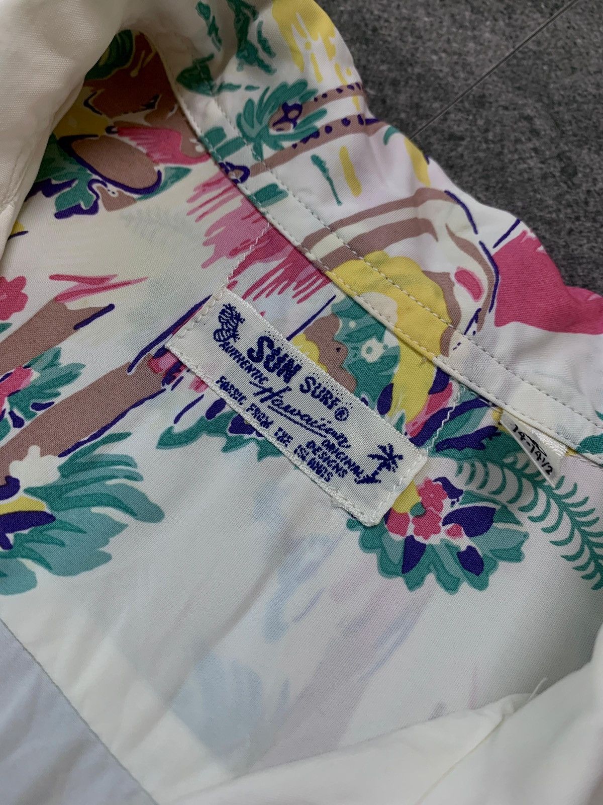 Sun Surf Double Pocket Aloha Long Sleeve Shirt Size US S / EU 44-46 / 1 - 7 Thumbnail