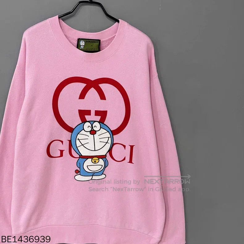 Gucci Gucci Co-branded logo pink sweatshirt Size S / US 4 / IT 40 - 6 Thumbnail