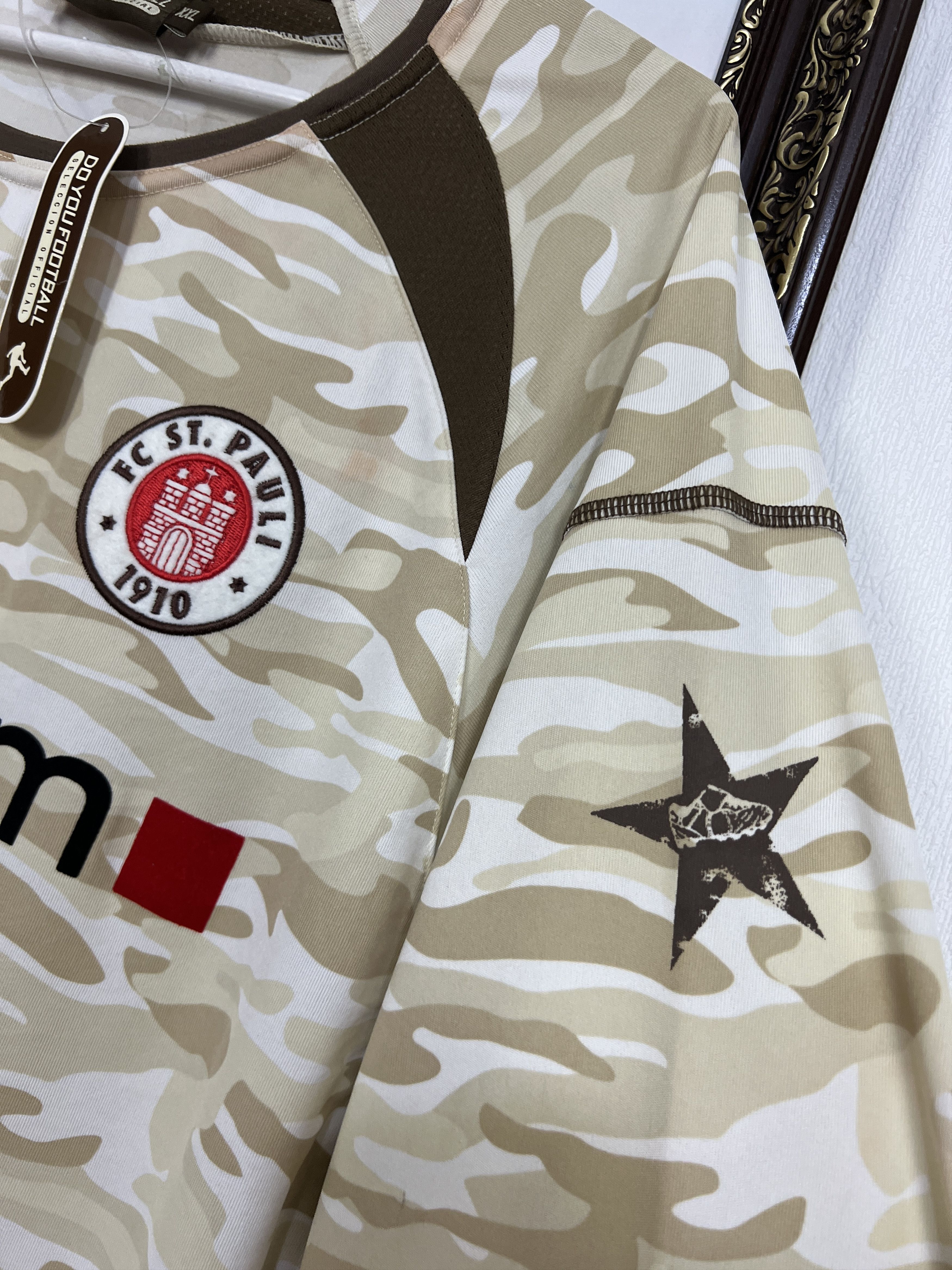 Vintage St Pauli football shirt Soccer Long Sleeve Jersey Trikot Size US XXL / EU 58 / 5 - 3 Thumbnail