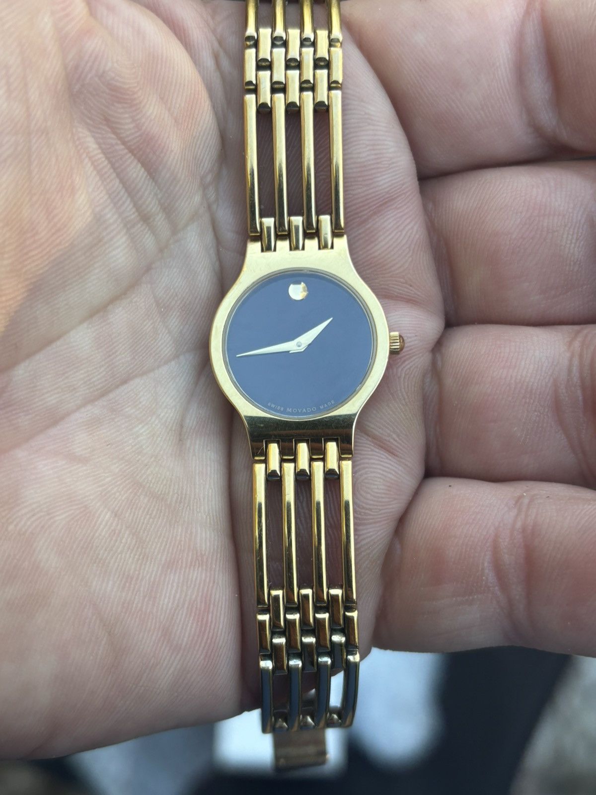 Movado Movado Esperanza 88 A1 1821 Gold Tone Women’s Watch! Size ONE SIZE - 9 Thumbnail