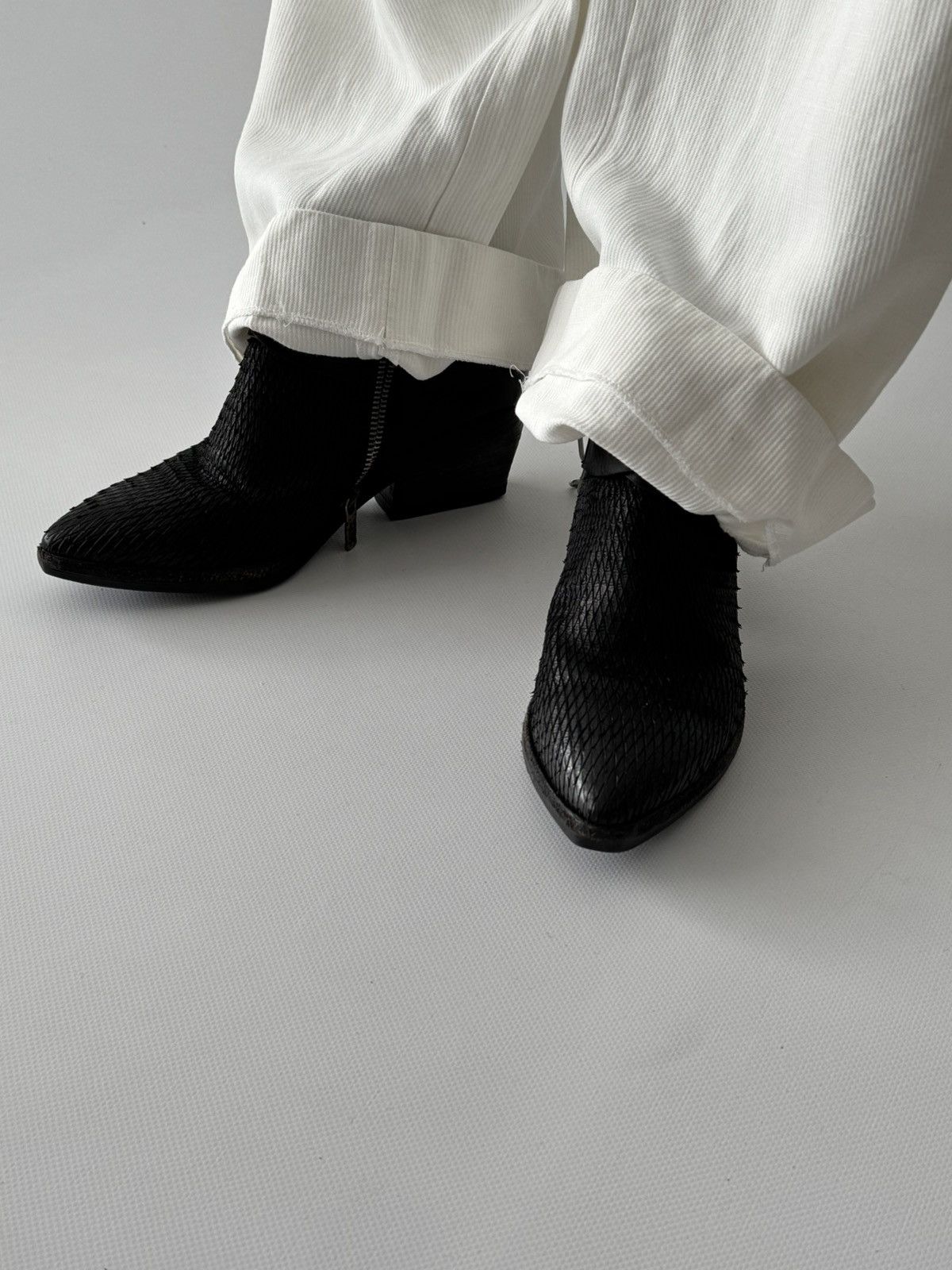 Ann Demeulemeester Vintage 1990s Ann Demeulemeester White Pants Size 26" / US 2 / IT 38 - 5 Thumbnail