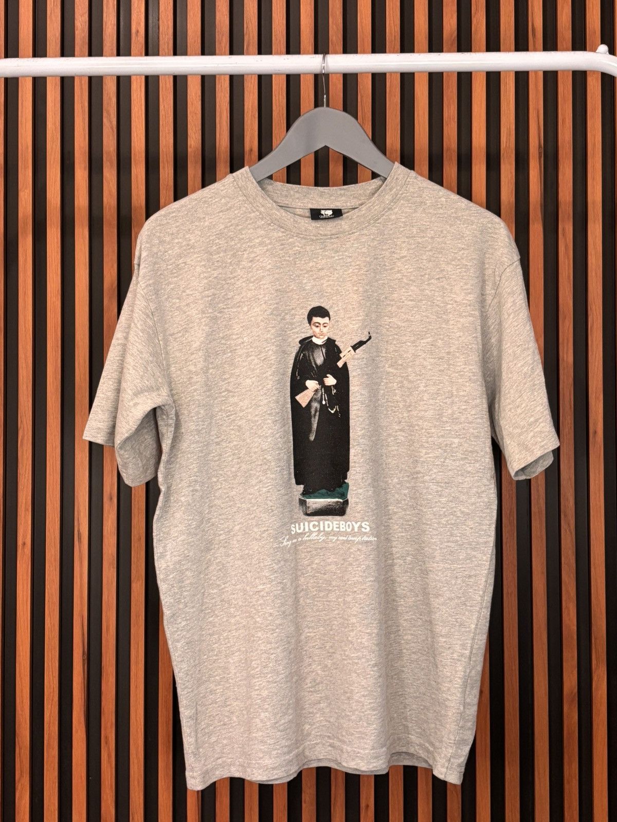 G59 Records $UICIDEBOY$ G59 ST MICHAEL T-SHIRT (OFFICIAL MERCH) Size US M / EU 48-50 / 2 - 1 Thumbnail