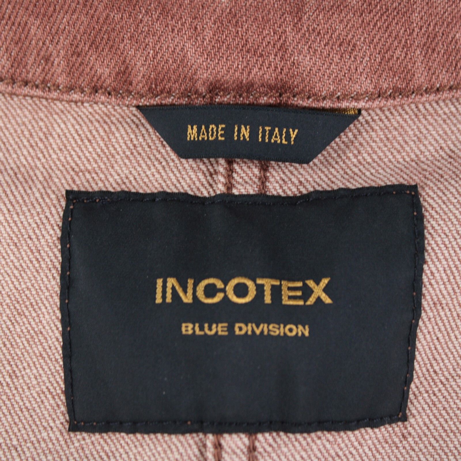 Incotex INCOTEX Jacket Size L US In Red Cotton Blend Size US L / EU 52-54 / 3 - 7 Thumbnail