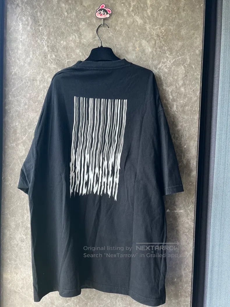 Balenciaga Balenciaga Waterfall Logo Short Sleeve T-Shirt, Size XXS Size US XXS / EU 40 - 2 Thumbnail