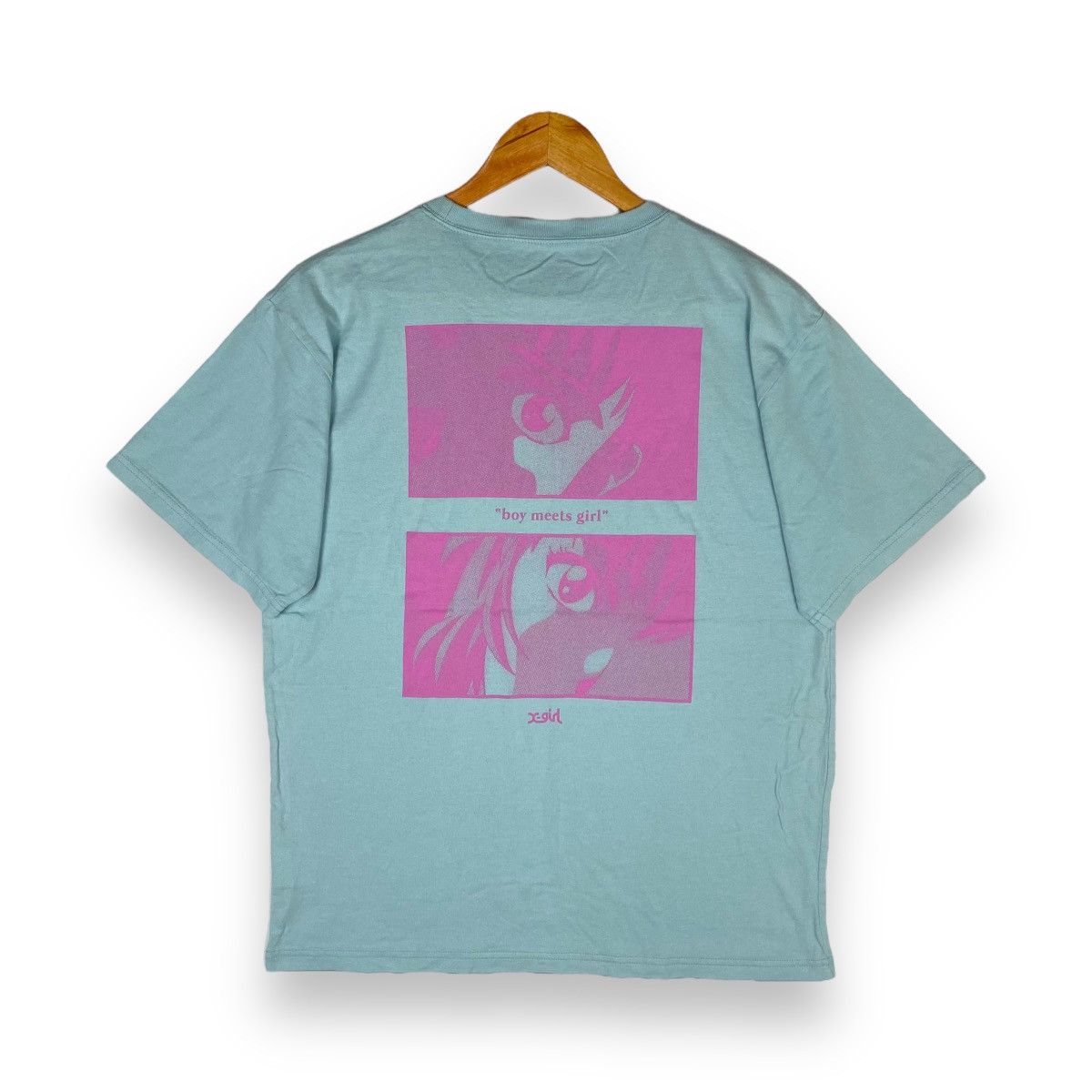 Japanese Brand X-GIRL x NEON GENESIS EVANGELION SHINJI & REI ANIME TEE Size US M / EU 48-50 / 2 - 3 Thumbnail