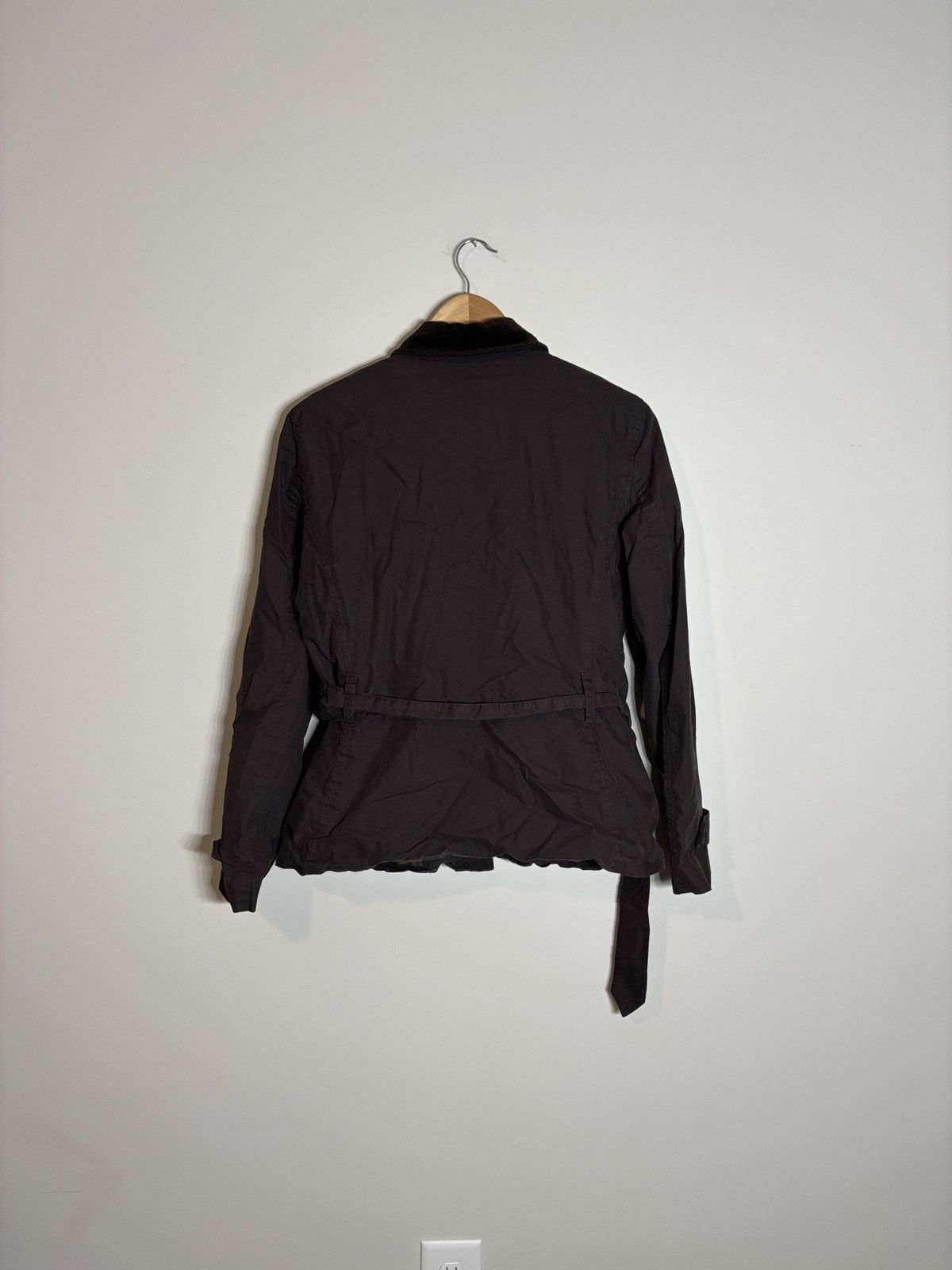 Lauren Ralph Lauren Lauren Ralph Lauren Corduroy Collar Belted Field Coat Large Size L / US 10 / IT 46 - 4 Thumbnail