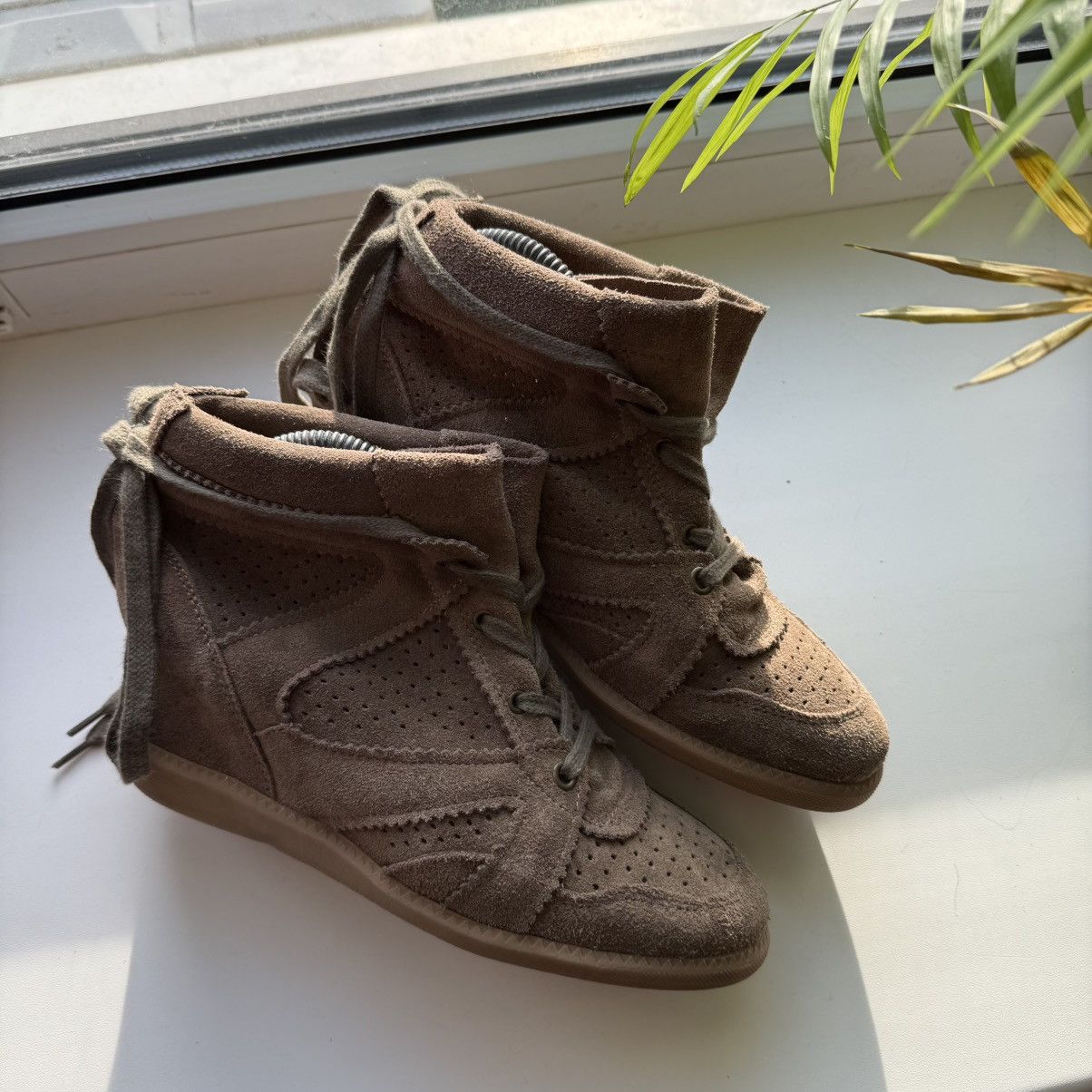 Other 📌 Crazy like Isabel Marant Style Bekett Wedge Sneakers Size US 7 / IT 37 - 3 Thumbnail