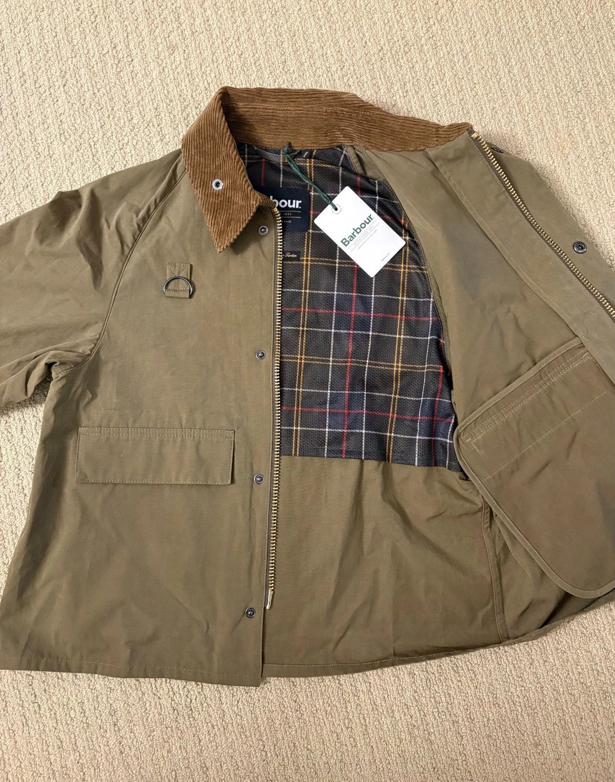 Barbour size 40 - Dark Sand ~ Barbour Spey Casual Jacket Size US M / EU 48-50 / 2 - 7 Thumbnail