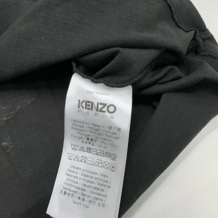 Kenzo KENZO Black Logo Graphic Short Sleeve T-Shirt -2507 Size S / US 4 / IT 40 - 5 Thumbnail