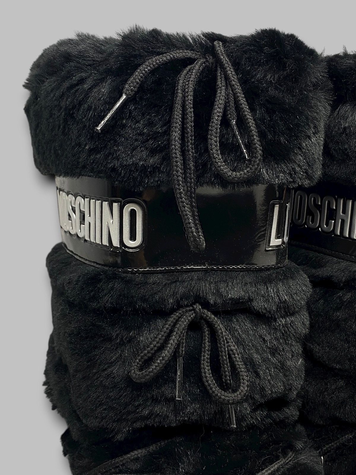 Love Moschino Love Moschino Black Moon Snow Boots Size US 8 / IT 38 - 8 Thumbnail