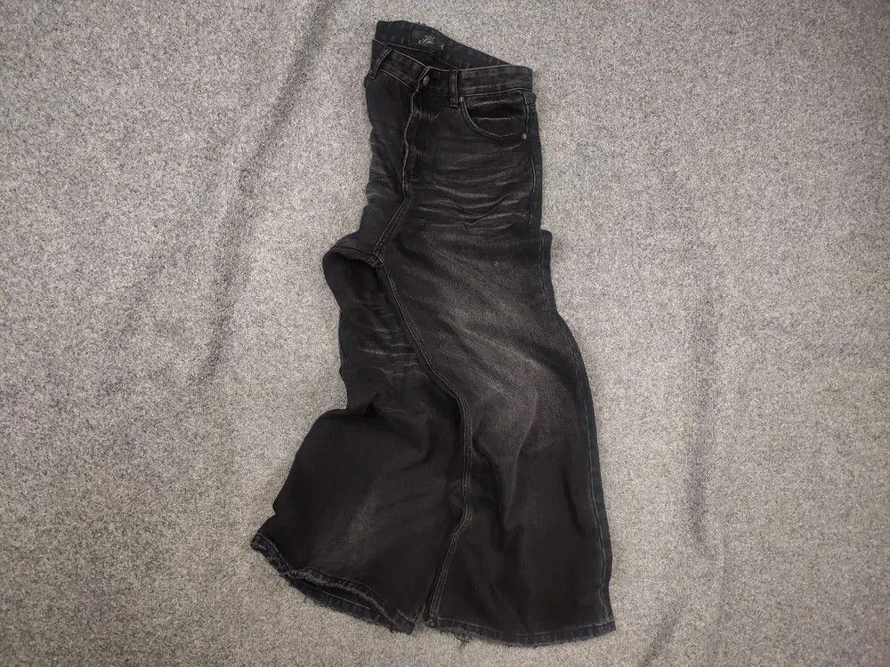 If Six Was Nine JC Official JCAESAR super baggy Black Denim Jeans LGB rick Size US 34 / EU 50 - 1 Thumbnail